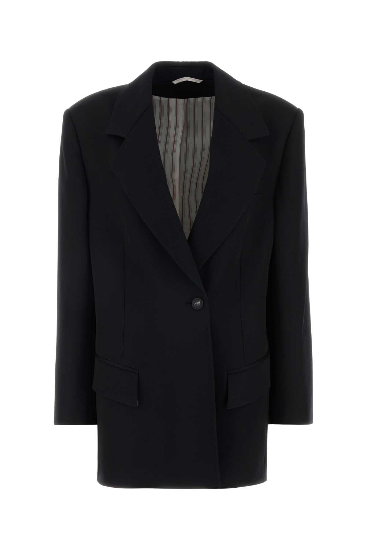 The Attico Women Black Wool Blazer THE ATTICO