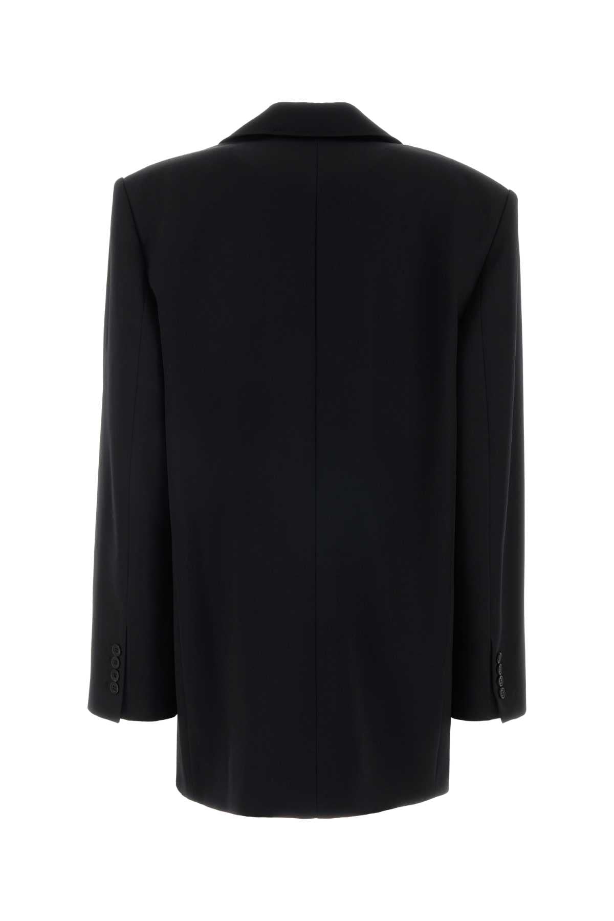 The Attico Women Black Wool Blazer THE ATTICO