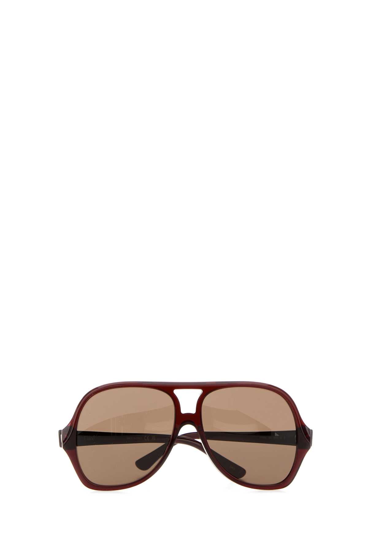 Chloe Women Burgundy Acetate Salome Sunglasses CHLOE