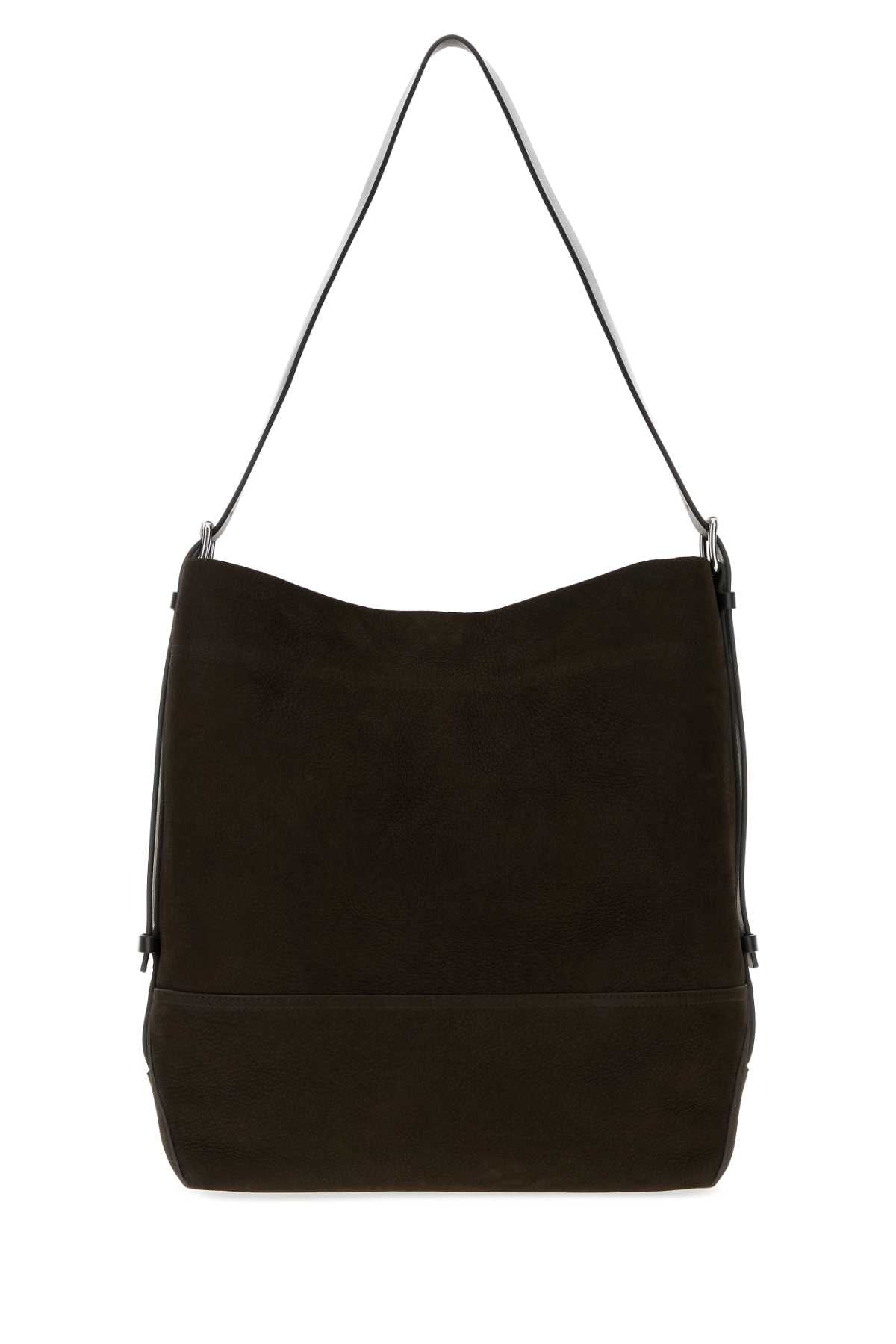 Lemaire Women Dark Brown Suede Shopping Bag LEMAIRE