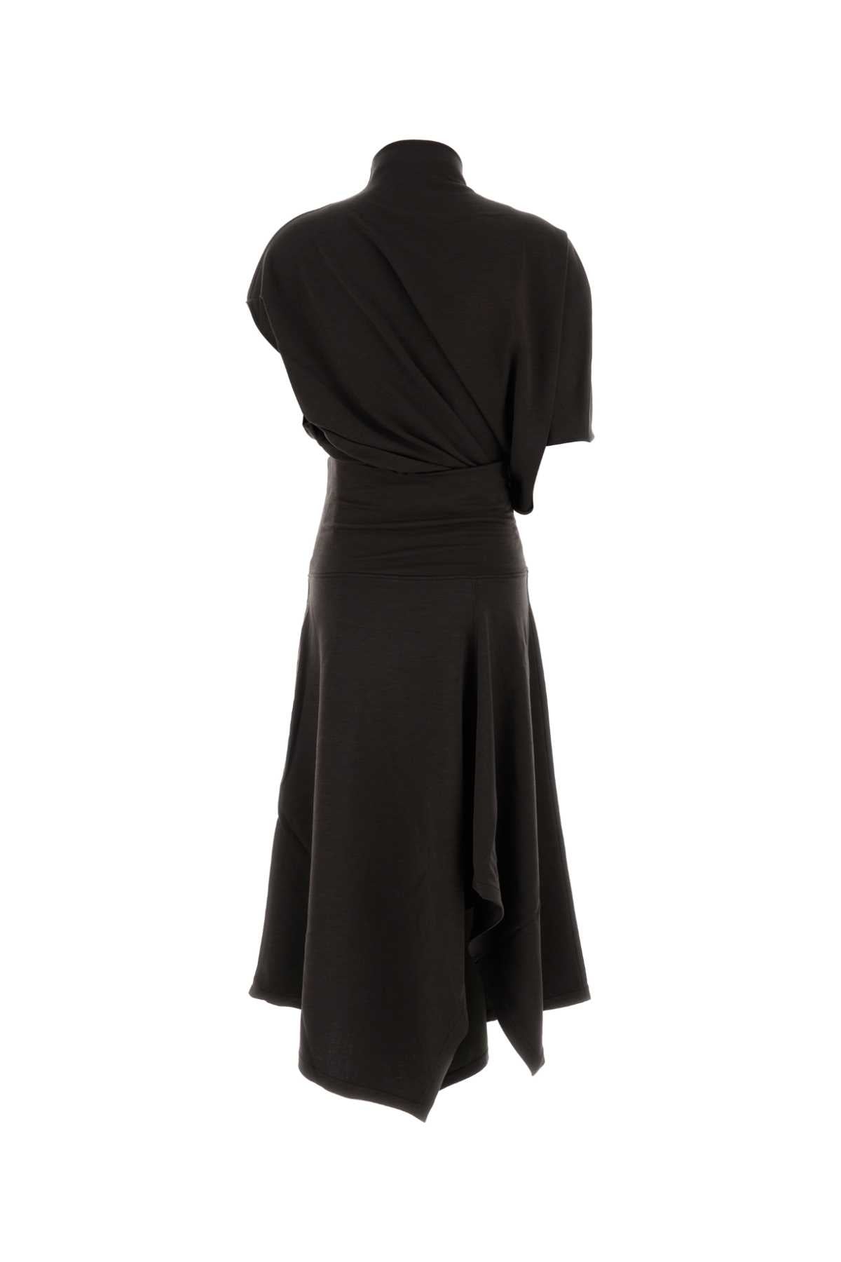 Lemaire Women Brown Stretch Wool Blend Dress LEMAIRE