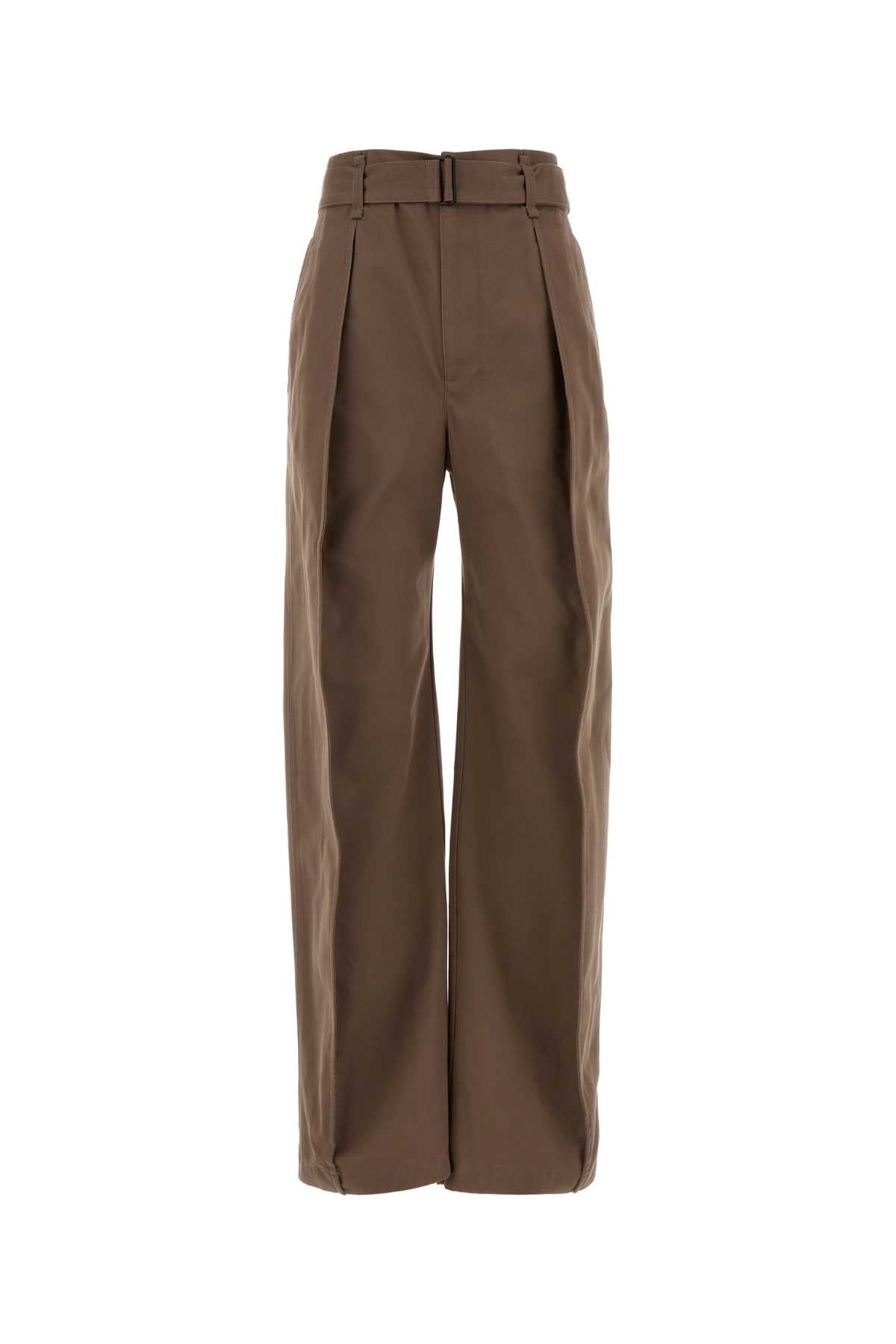 Lemaire Women Mud Gabardine Palazzo Pant LEMAIRE