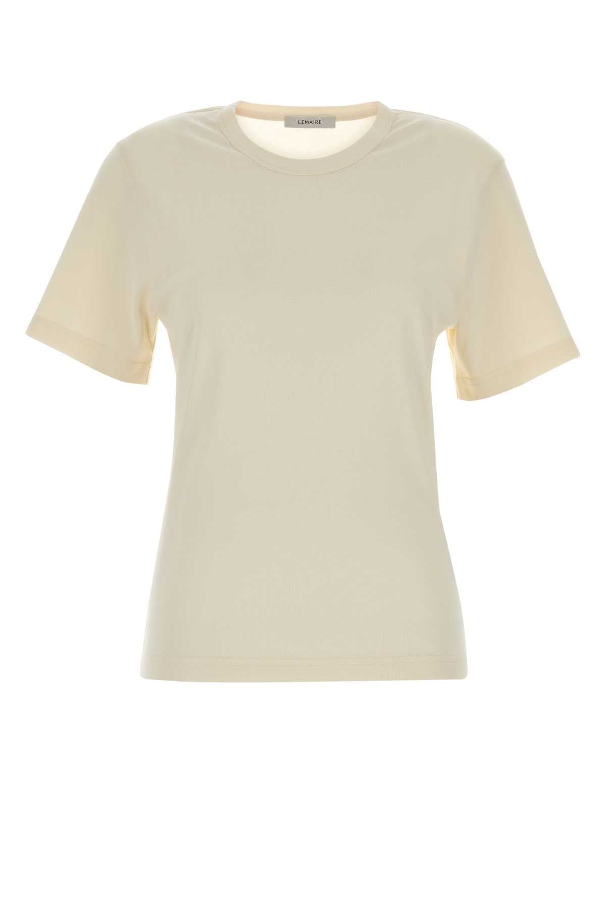 Lemaire Women Cream Cotton T-Shirt LEMAIRE