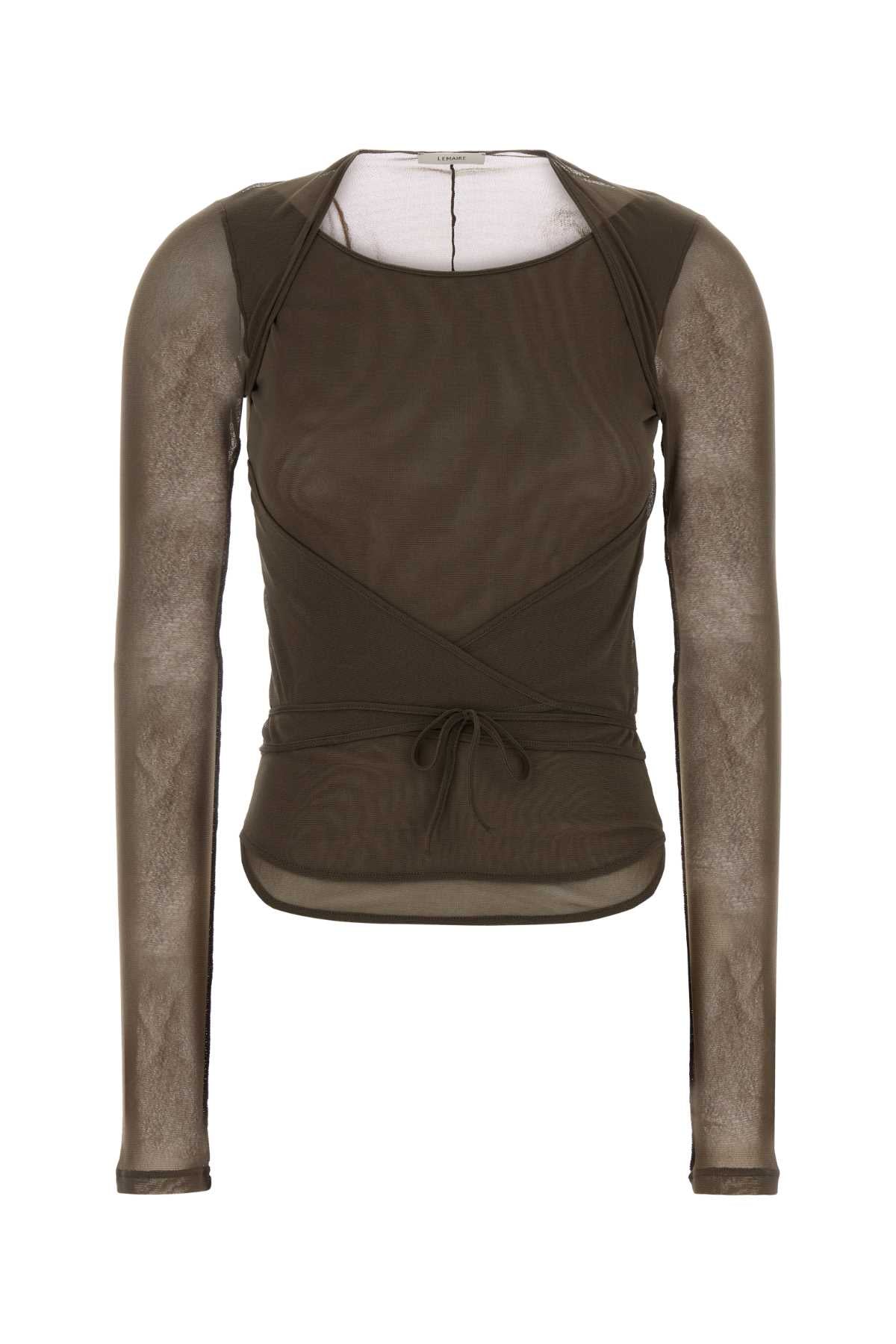 Lemaire Women Mud Crepe Top LEMAIRE