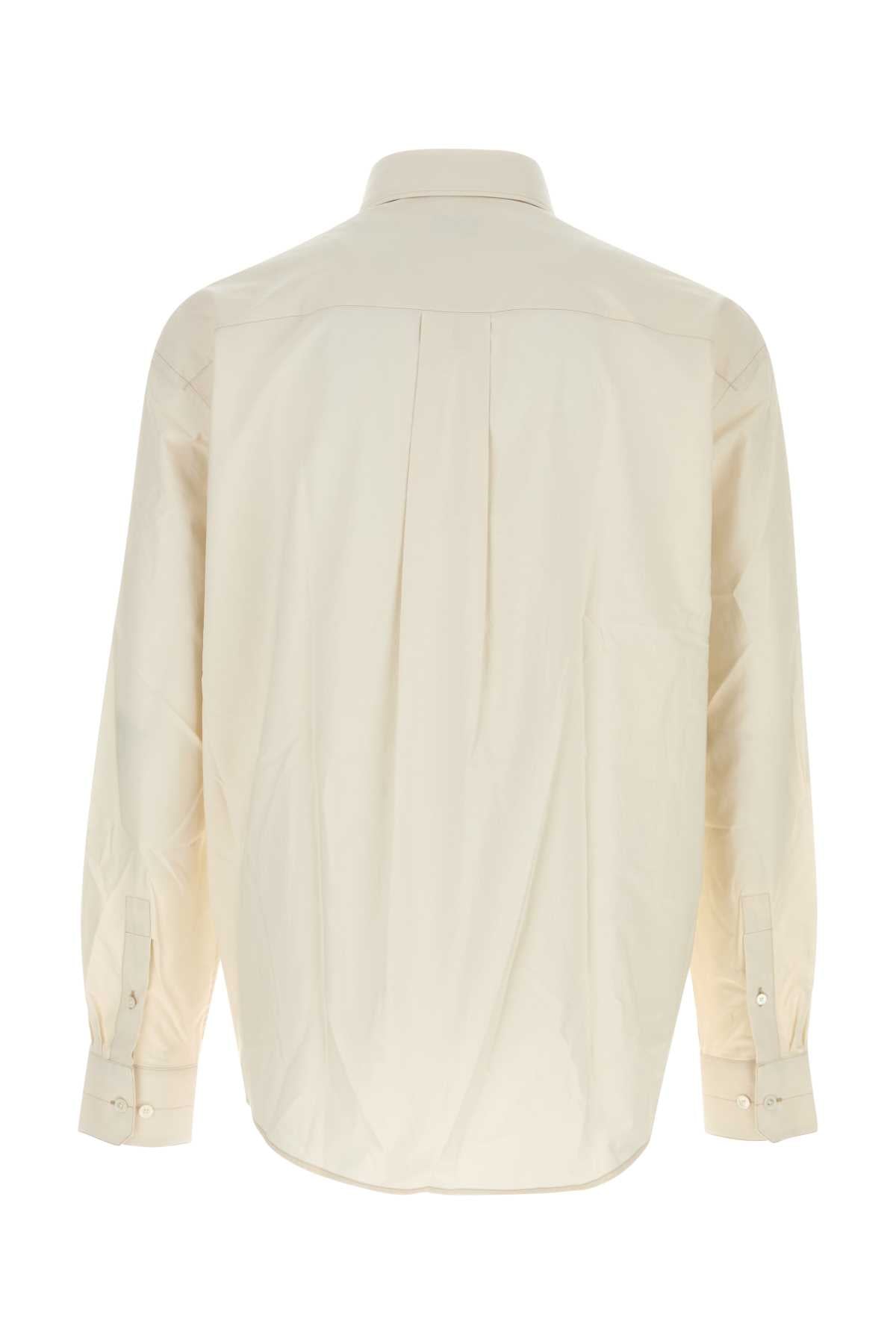 Lemaire Men Sand Poplin Shirt LEMAIRE