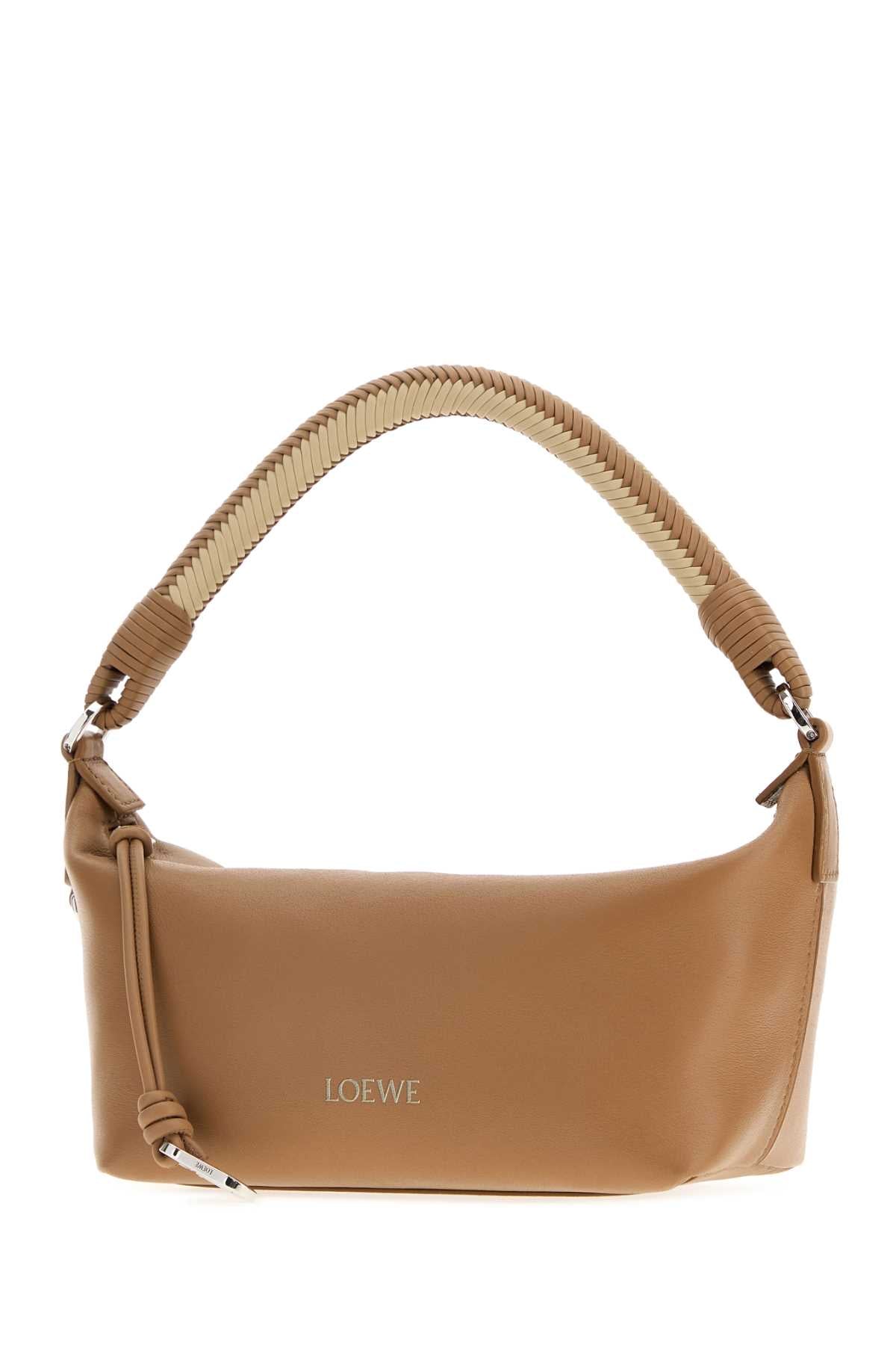 Loewe Women Camel Leather Mini Cala Shoulder Bag LOEWE