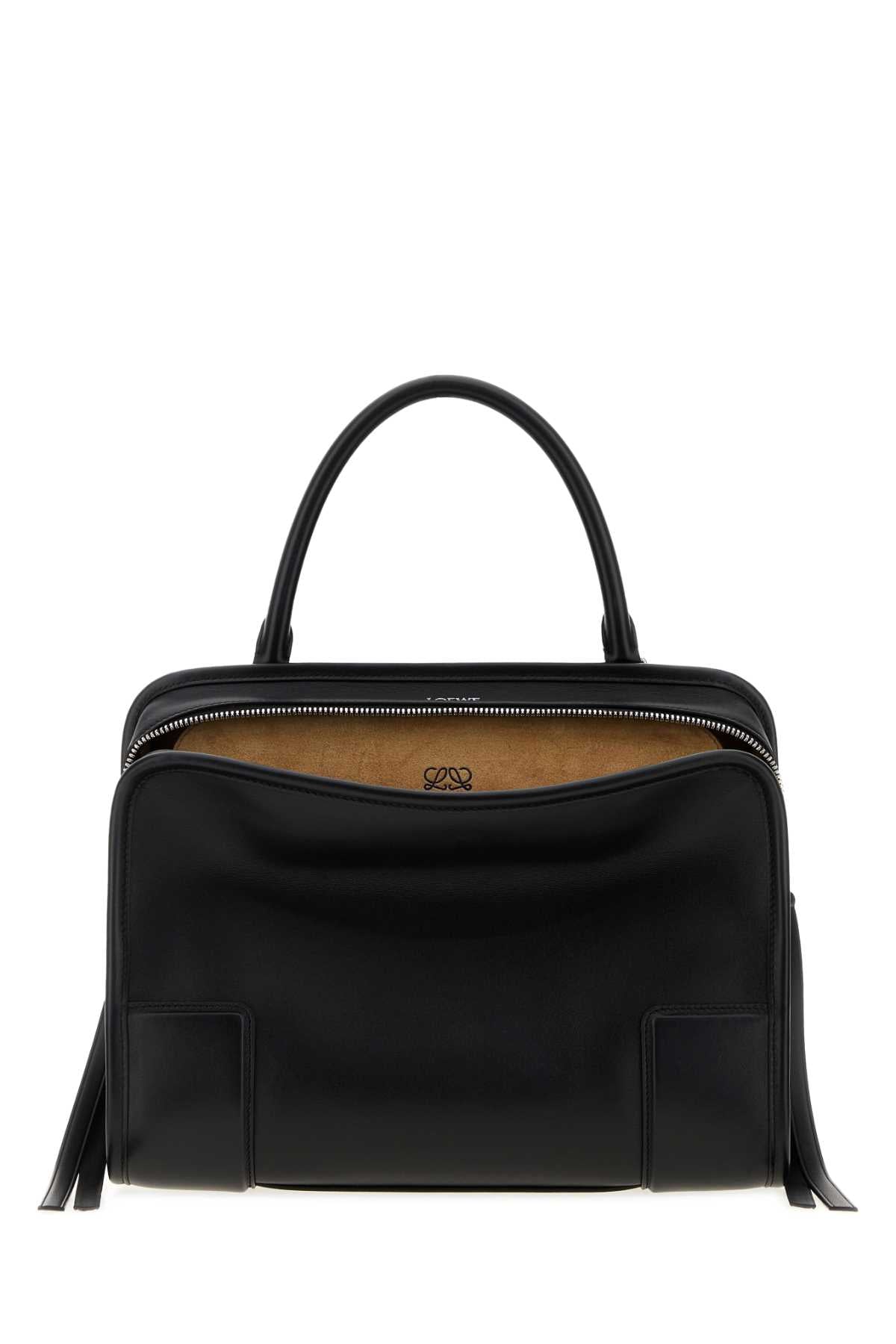 Loewe Women Black Leather Medium Amazona 180 Handbag LOEWE