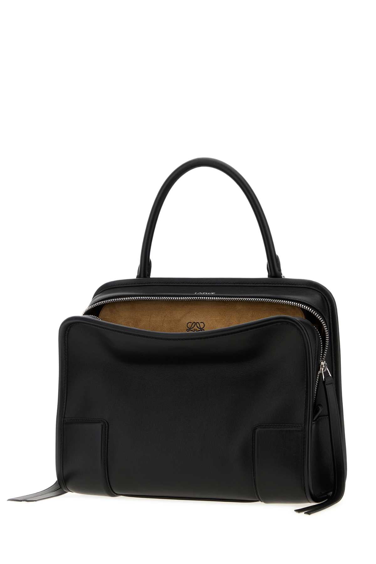 Loewe Women Black Leather Medium Amazona 180 Handbag LOEWE