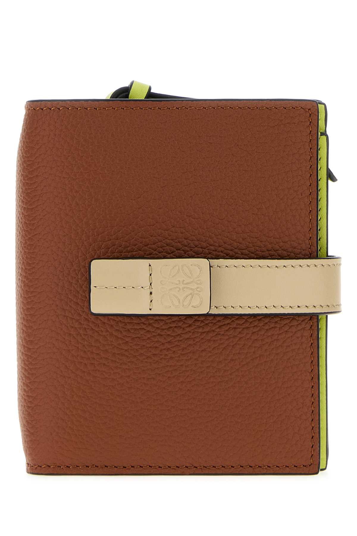 Loewe Women Caramel Leather Wallet LOEWE