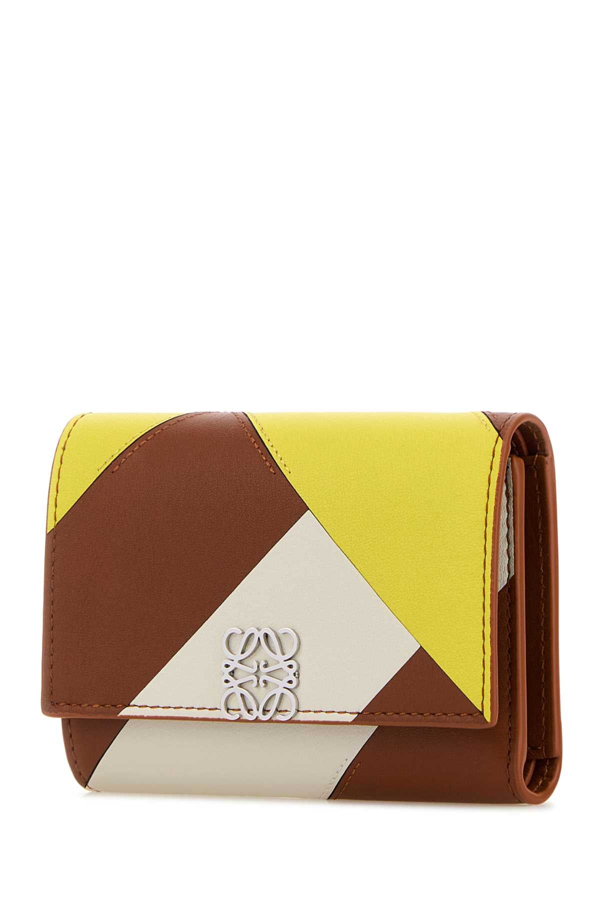 Loewe Women Multicolor Leather Anagram Wallet LOEWE