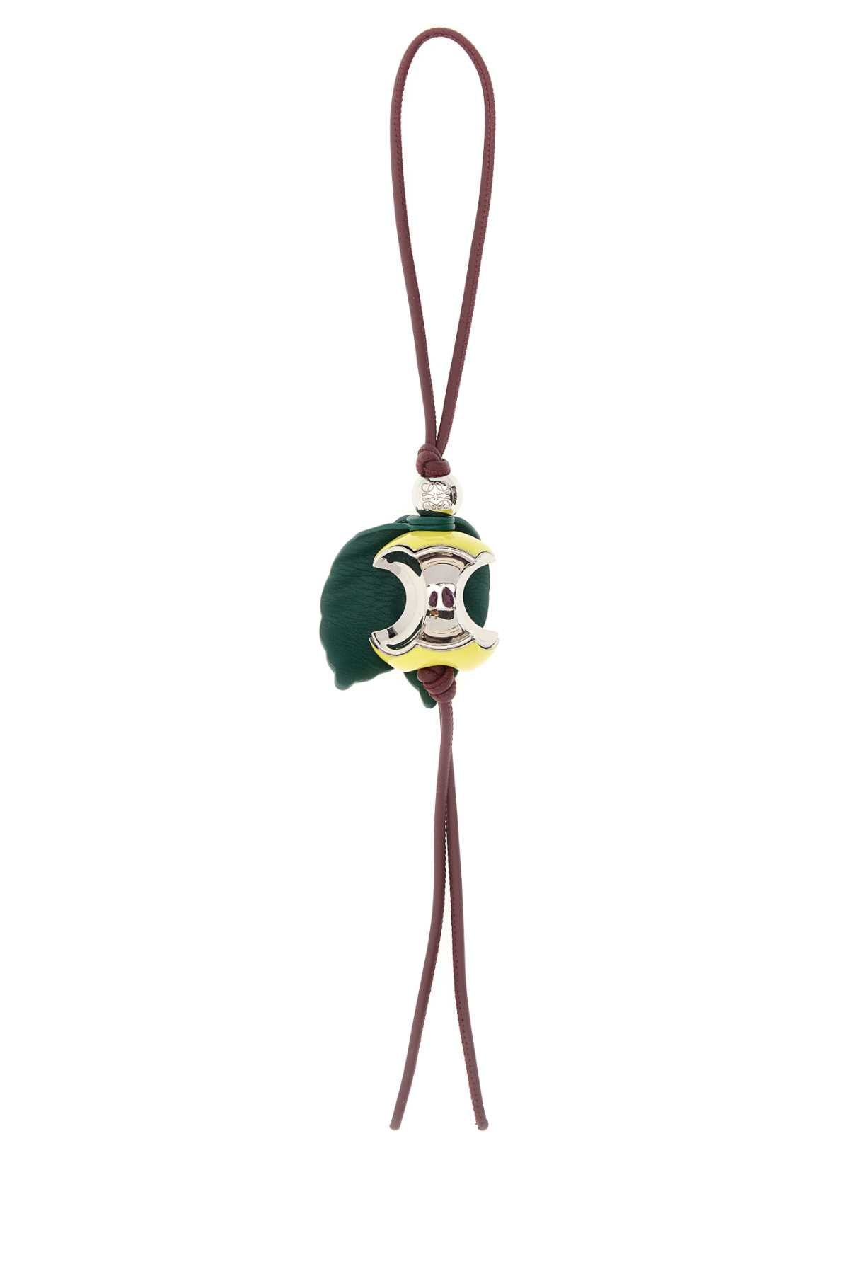 Loewe Women Multicolor Leather Apple Charm LOEWE