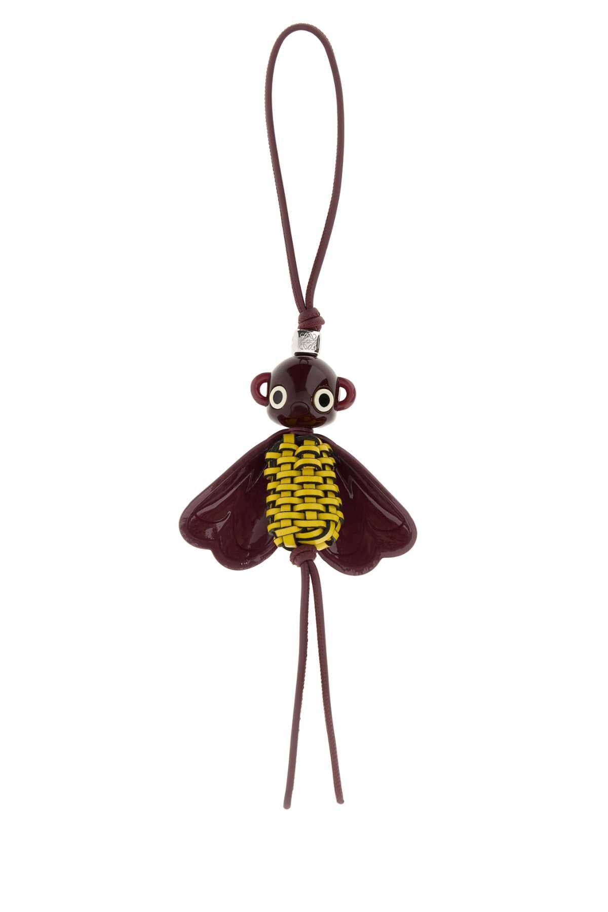 Loewe Women Multicolor Leather And Acetate Blombee Charm LOEWE