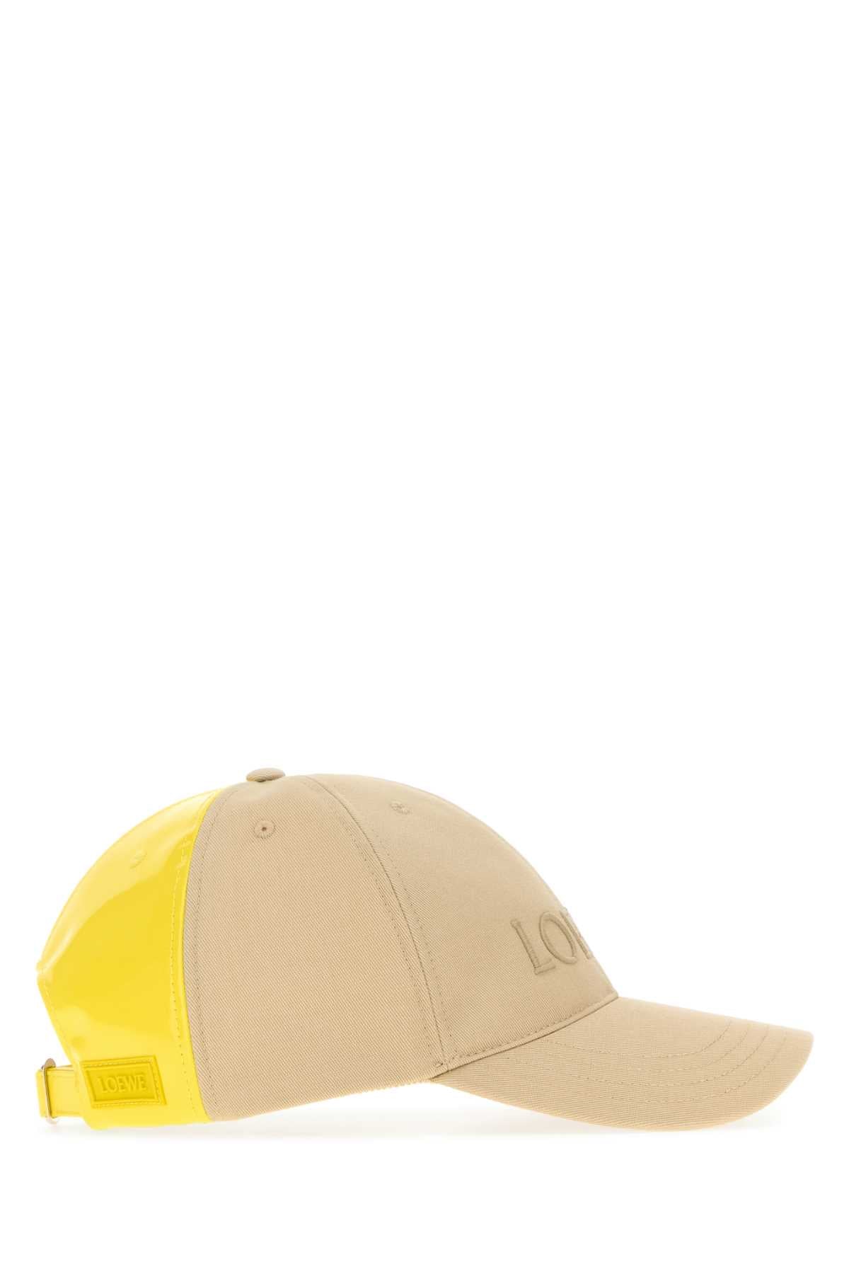 Loewe Women Sand Cotton Baseball Hat LOEWE