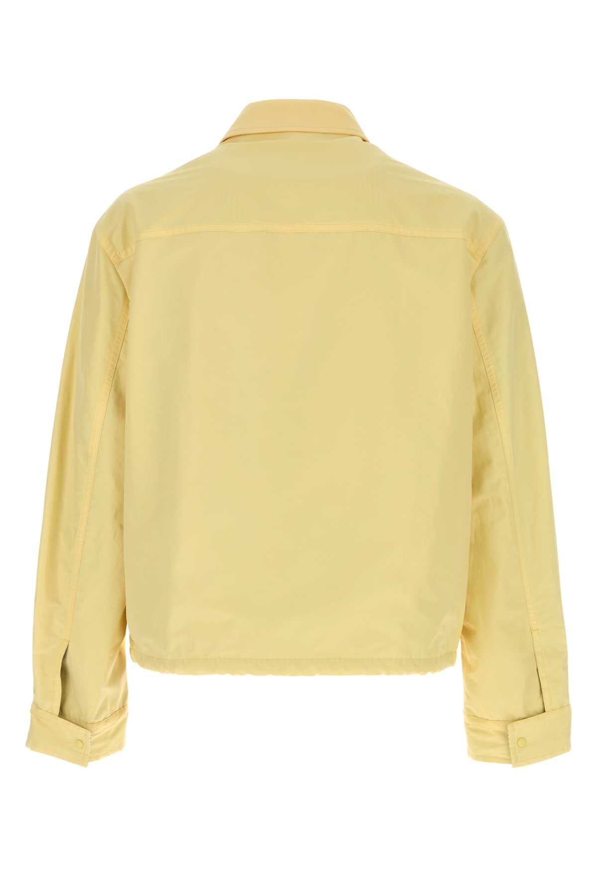 Loewe Men Yellow Tech Fabric Jacket LOEWE