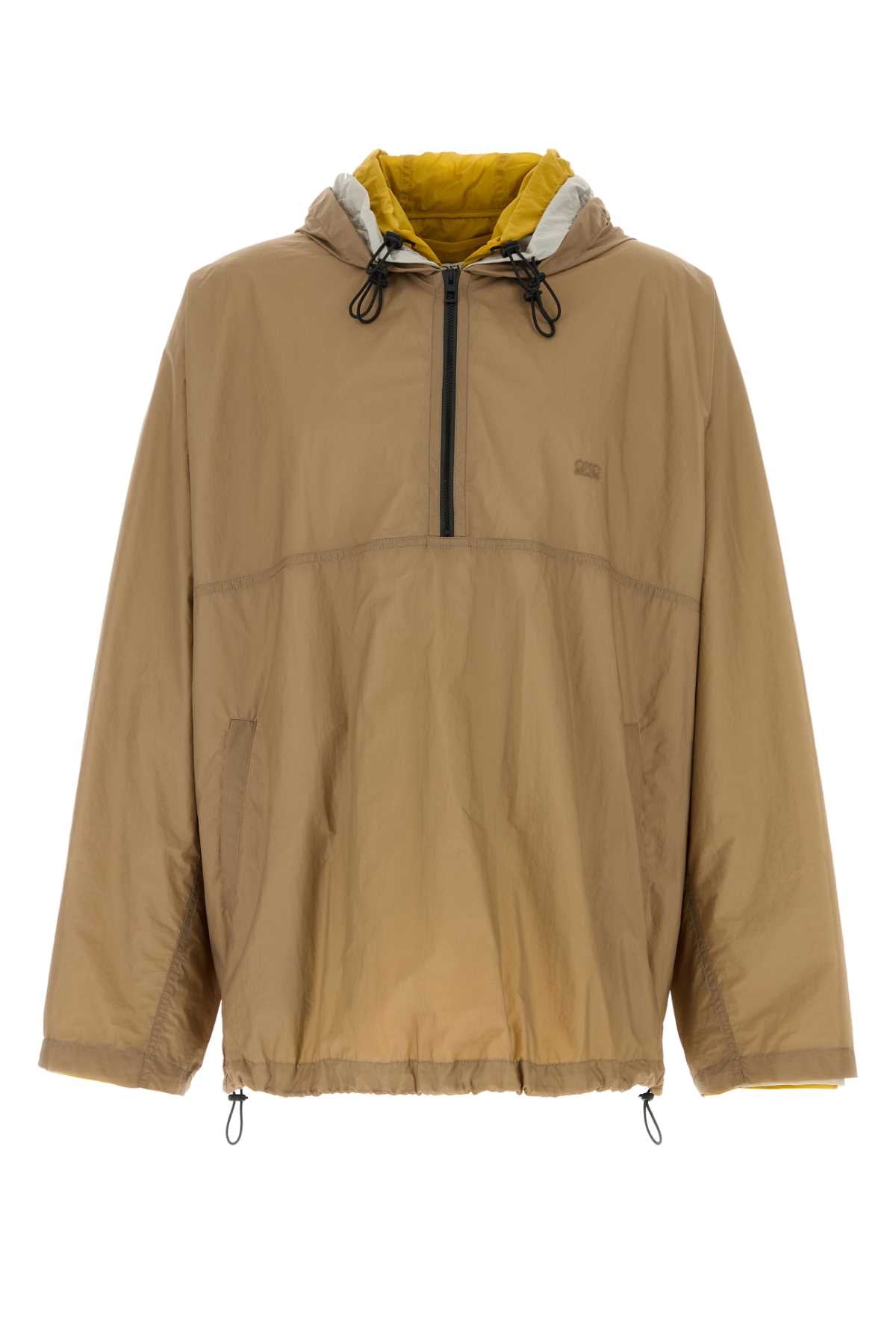Loewe Men Camel Tech Fabric Anorak LOEWE