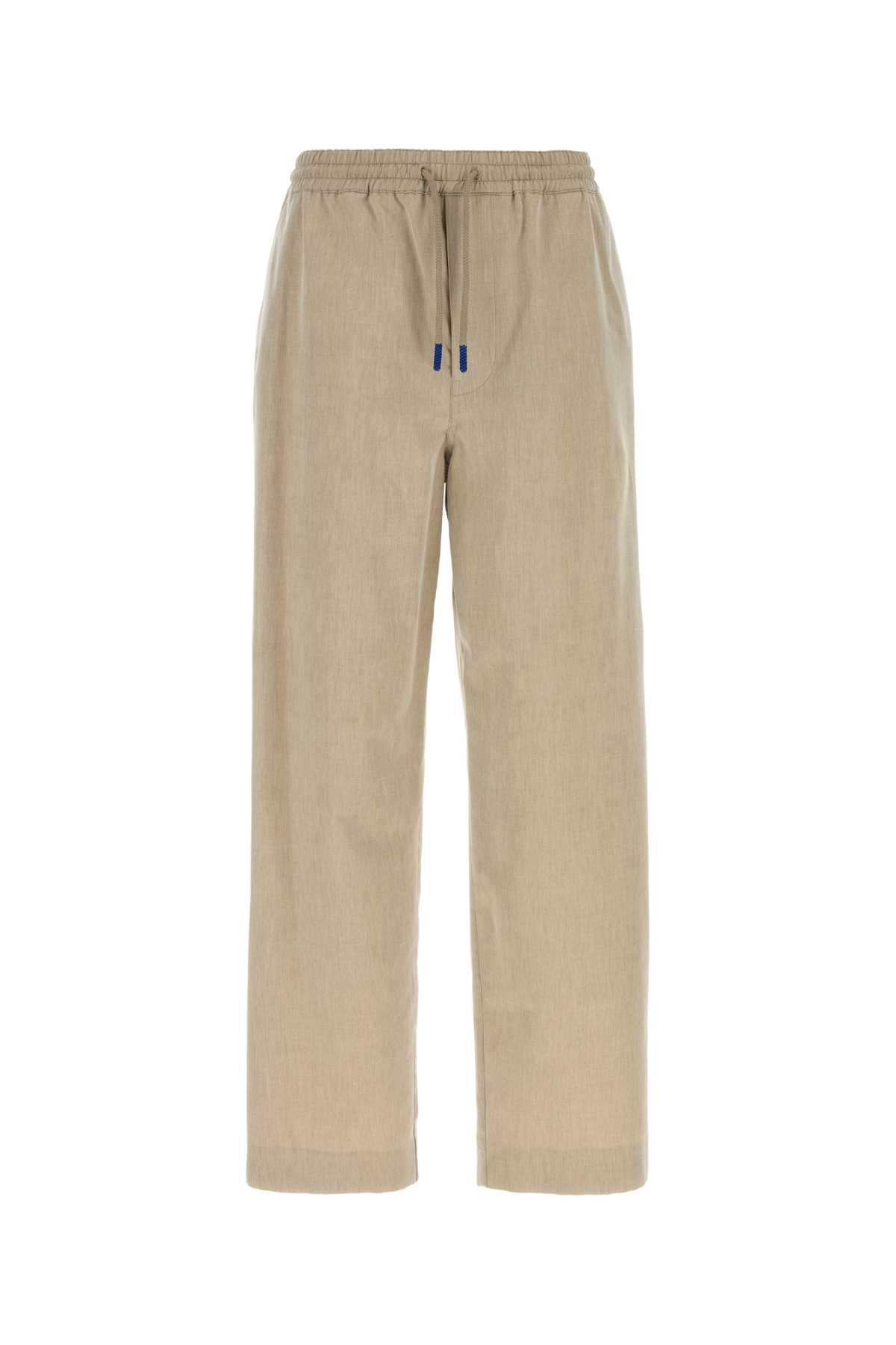 Loewe Men Sand Wool Blend Pant LOEWE