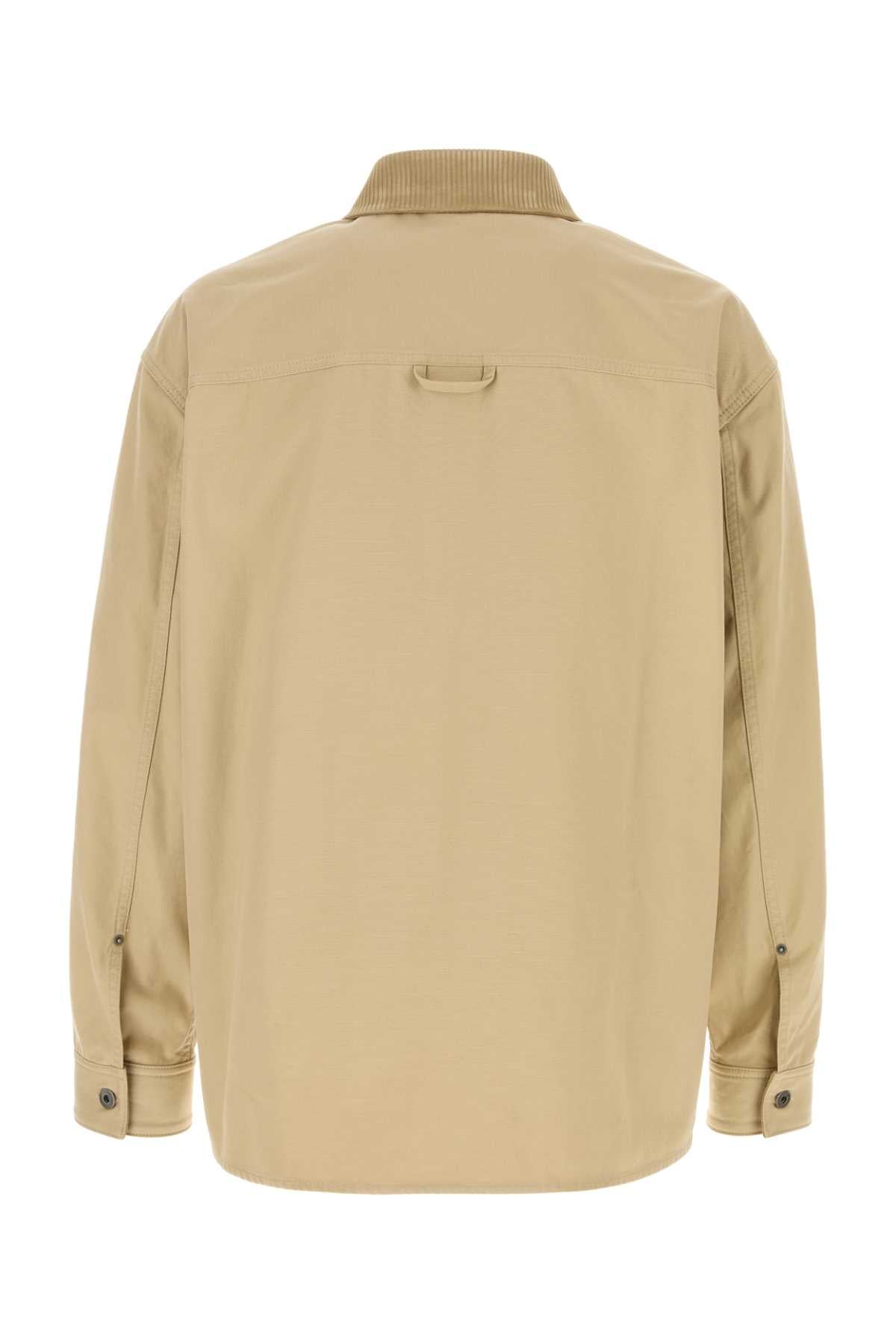 Loewe Men Beige Cotton Shirt LOEWE