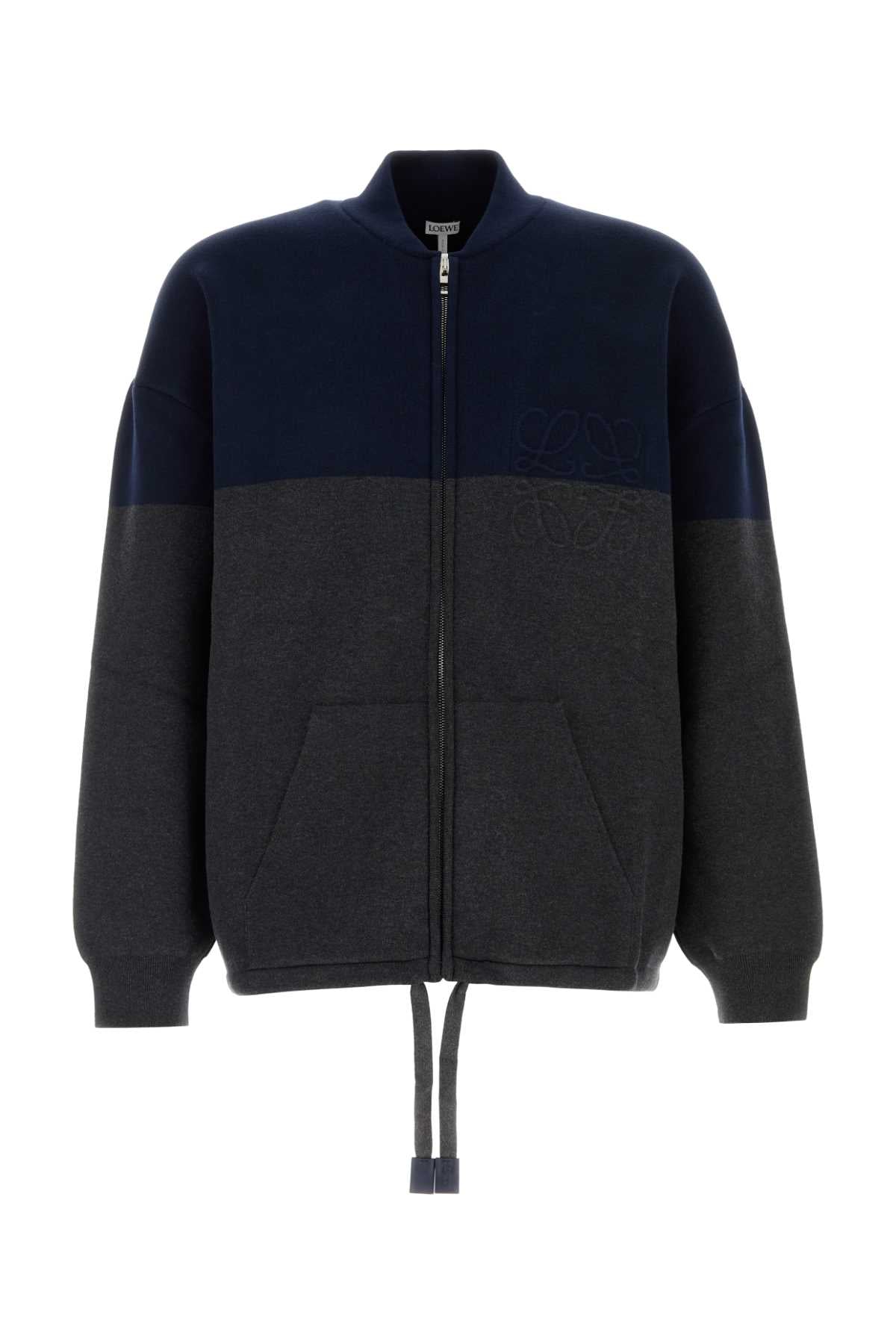 Loewe Men Two-Tone Stretch Cotton Blend Cardigan LOEWE