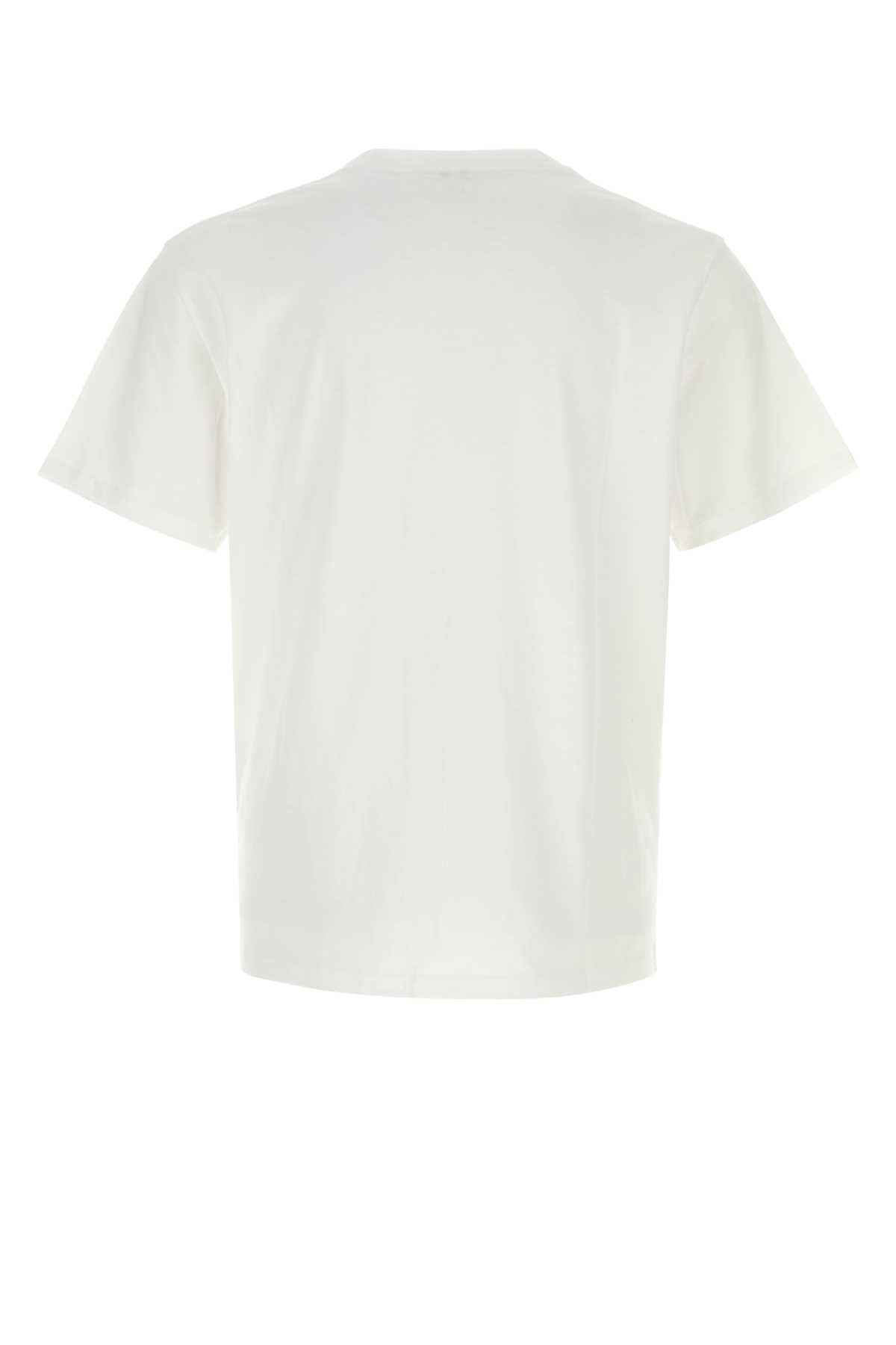 Loewe Men White Cotton T-Shirt LOEWE