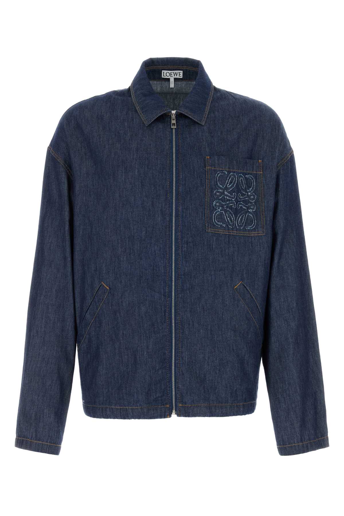Loewe Men Blue Denim Jacket LOEWE