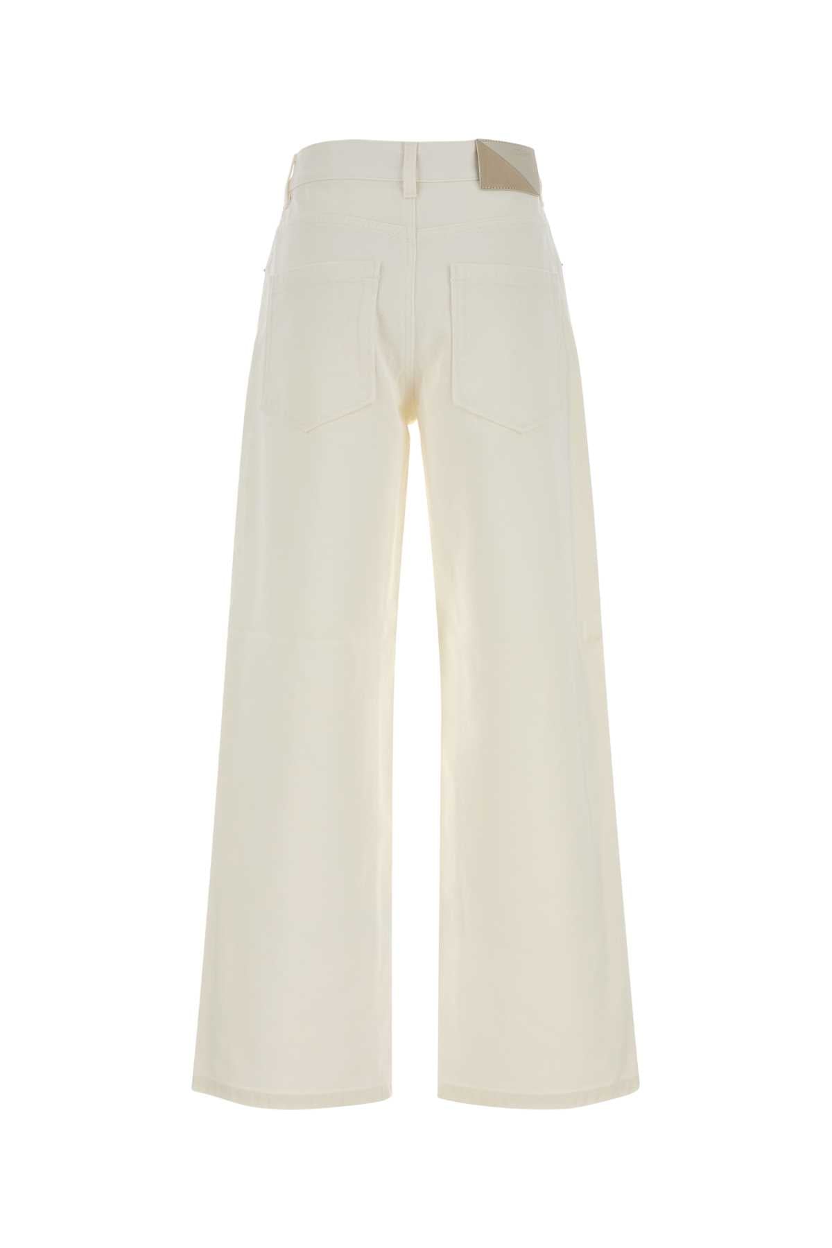 Loewe Women White Denim Jeans LOEWE