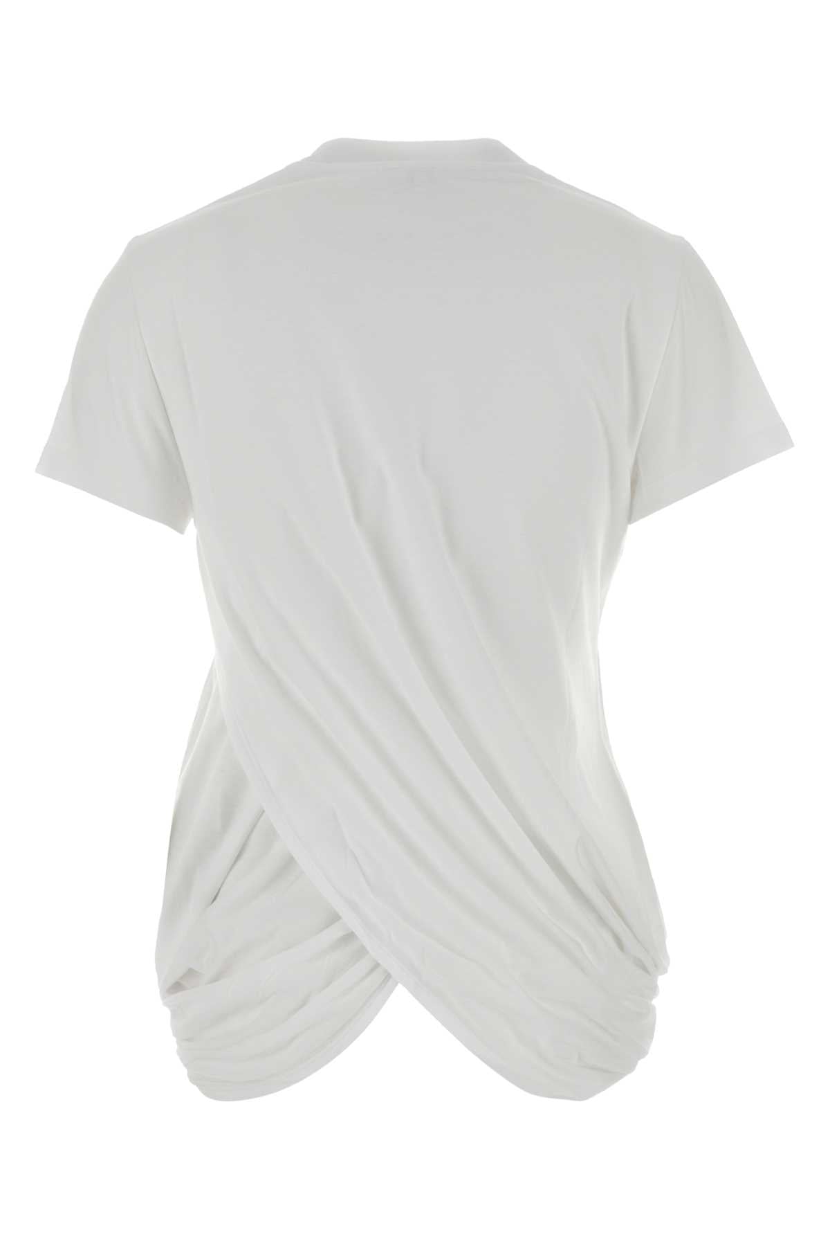 Loewe Women White Cotton T-Shirt LOEWE