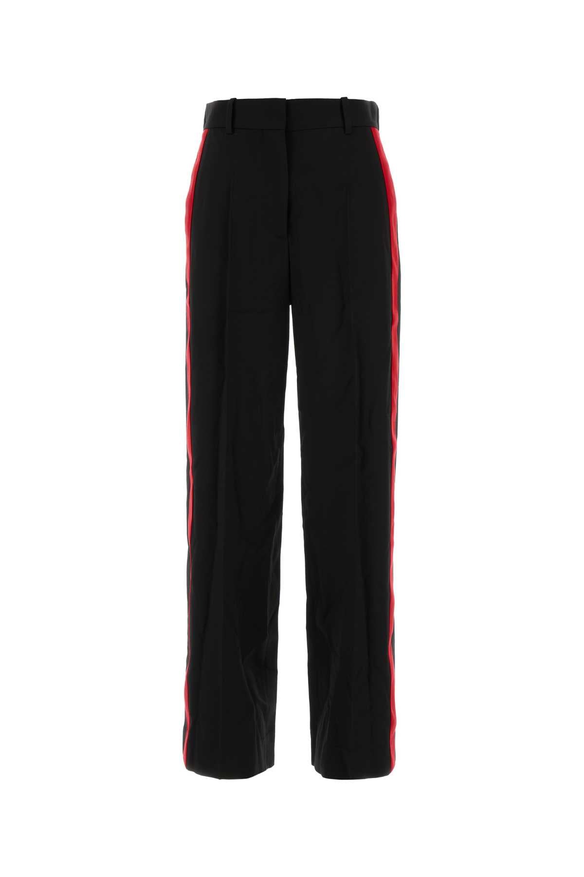 Loewe Women Black Viscose Blend Pant LOEWE