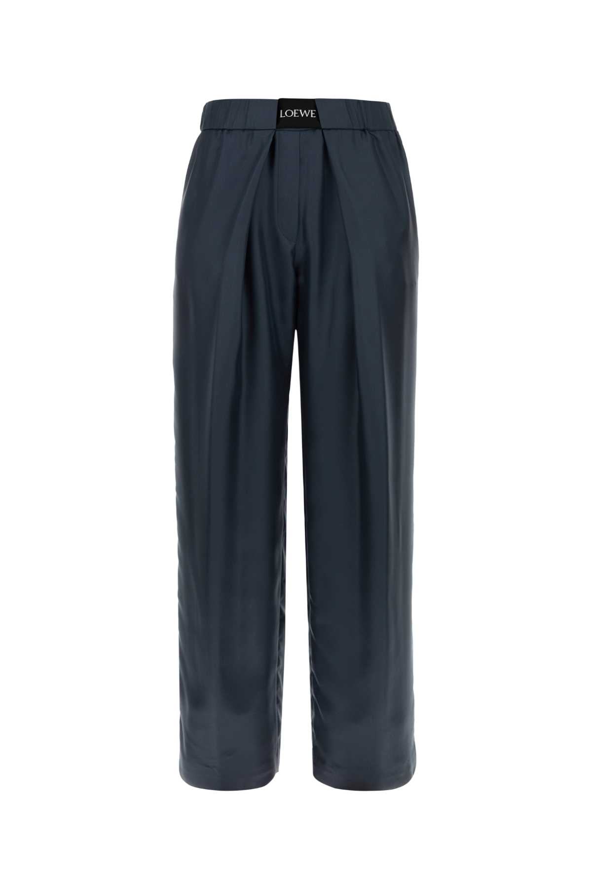 Loewe Women Graphite Silk Pant LOEWE