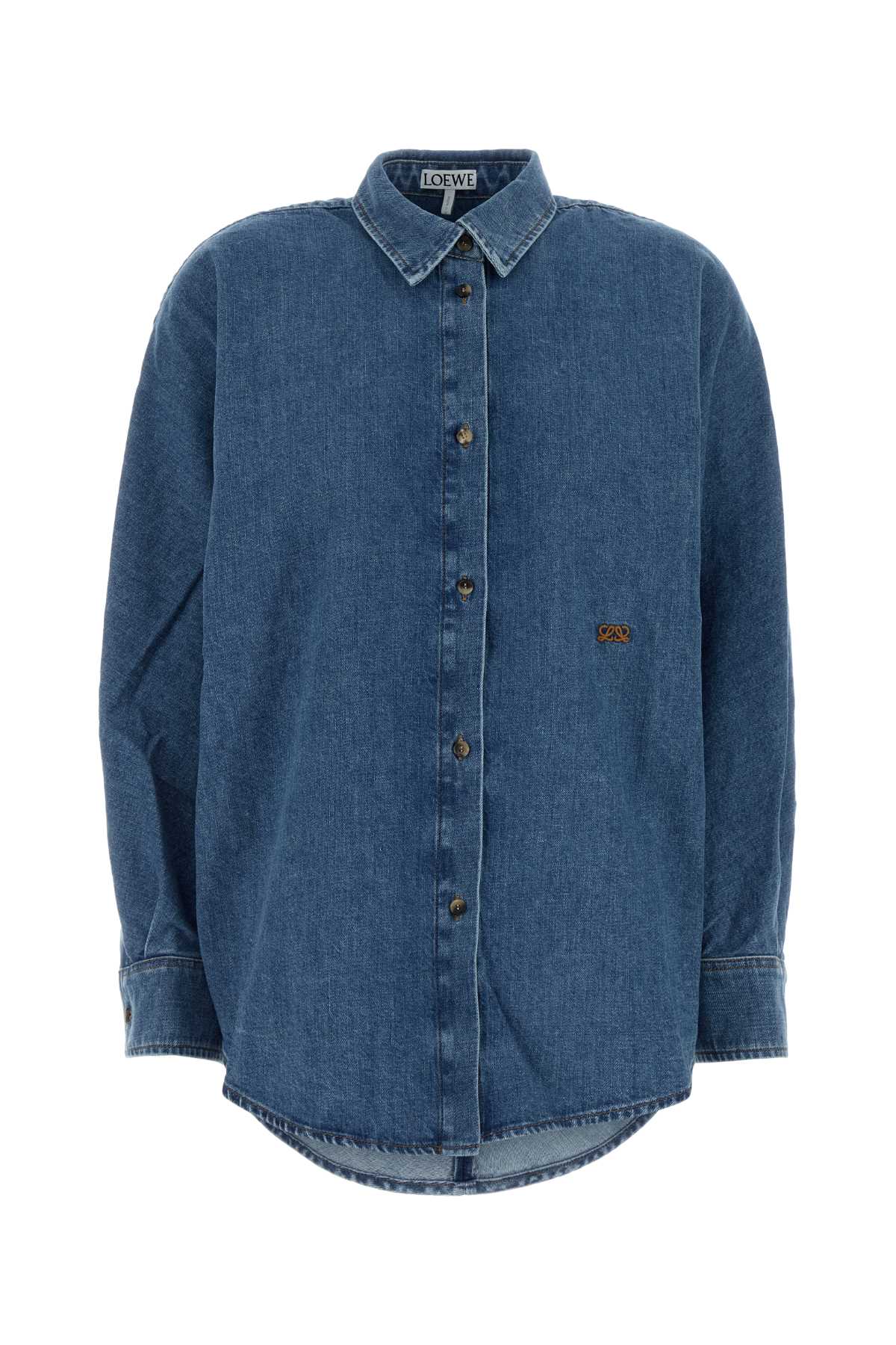 Loewe Women Denim Oversize Shirt LOEWE