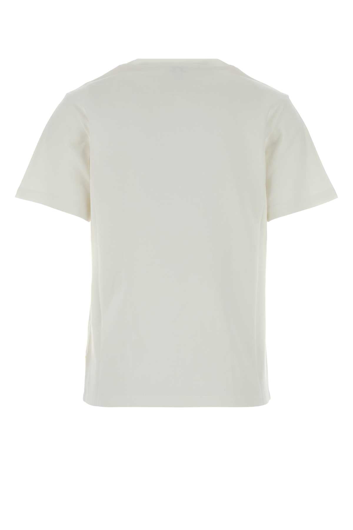 Loewe Women White Cotton Blend T-Shirt LOEWE