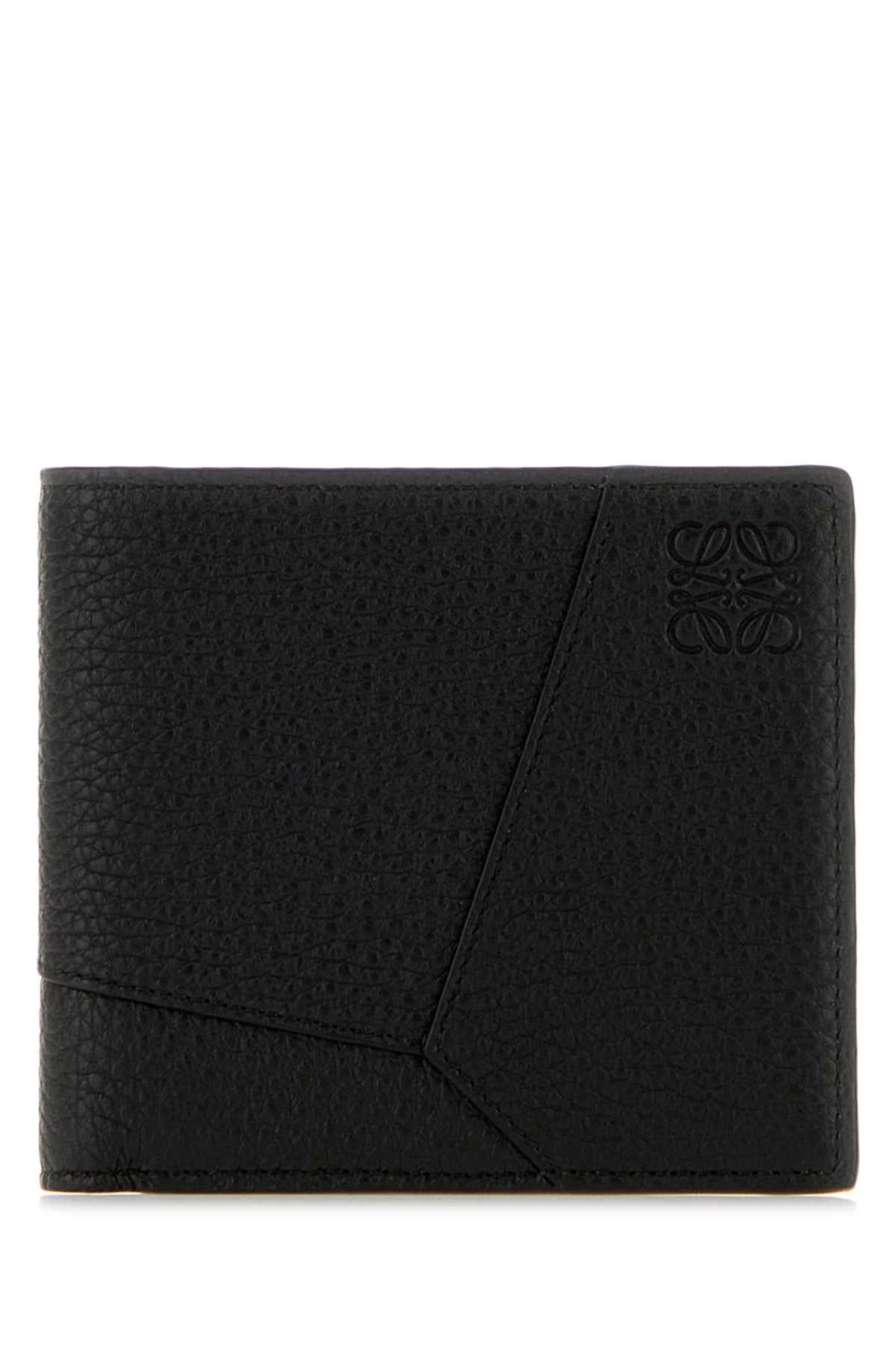 Loewe Men Black Leather Puzzle Wallet LOEWE