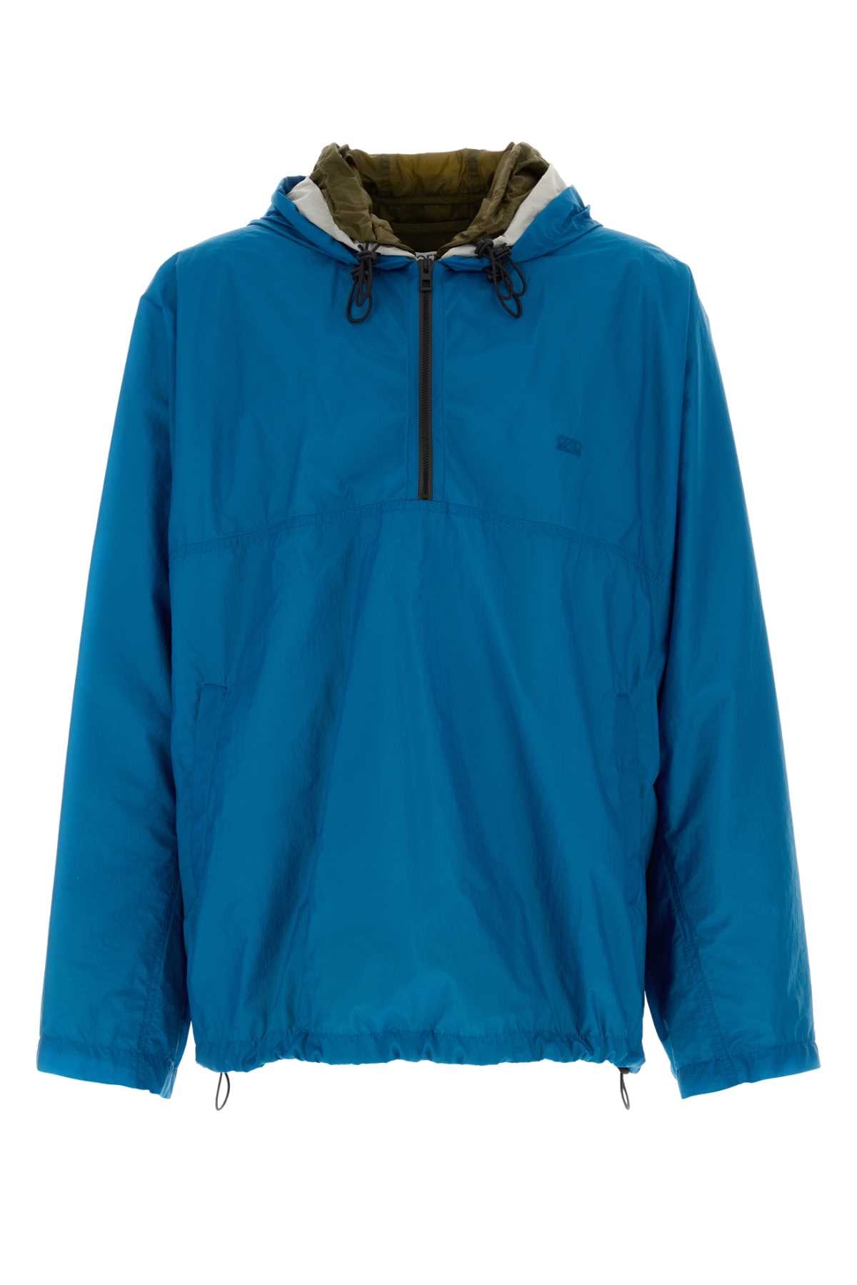 Loewe Men Blue Tech Fabric Anorak LOEWE