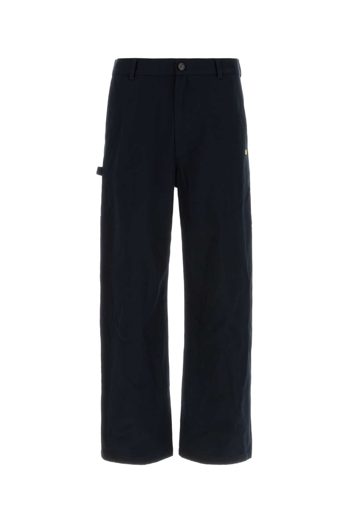Loewe Men Navy Blue Twill Pant LOEWE
