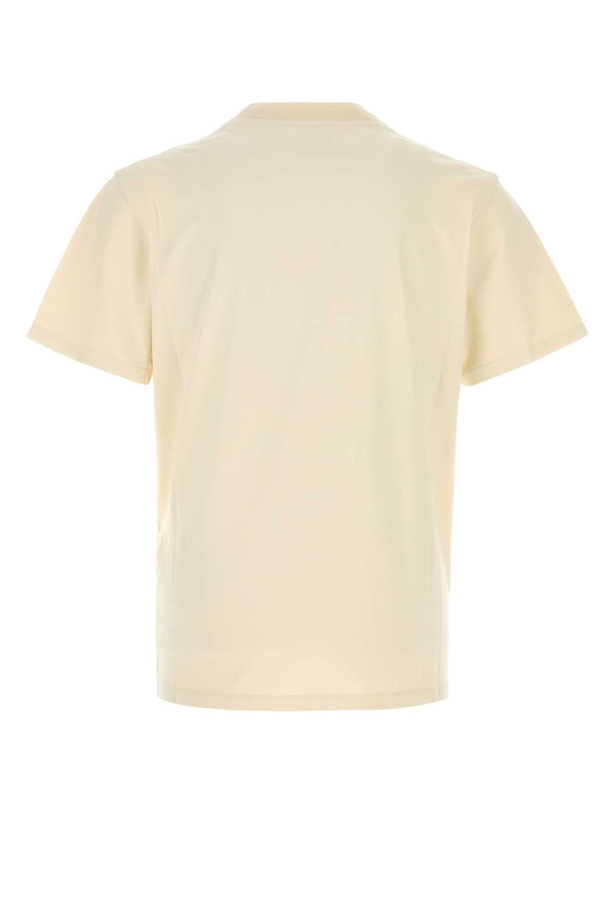 Loewe Men Cream Cotton T-Shirt LOEWE