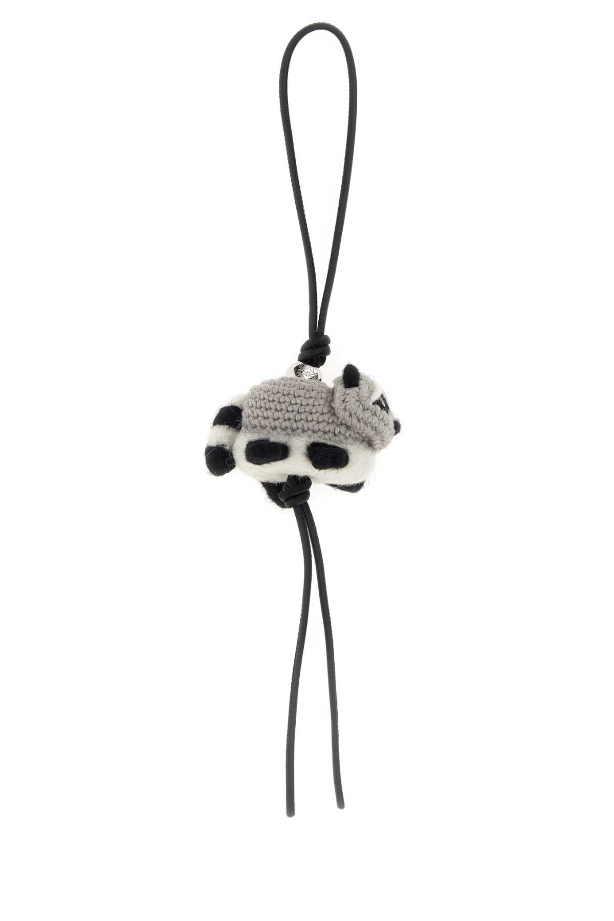Loewe Women Multicolor Fabric Raccoon Charm LOEWE