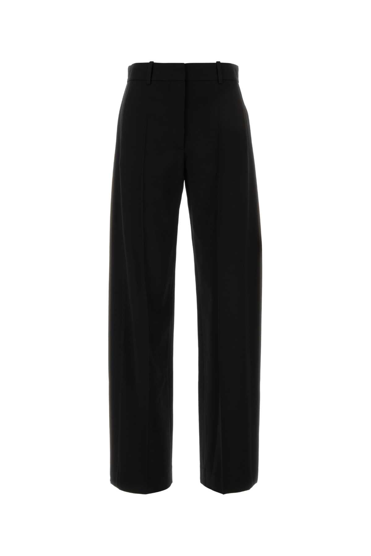Loewe Women Black Wool Blend Pant LOEWE