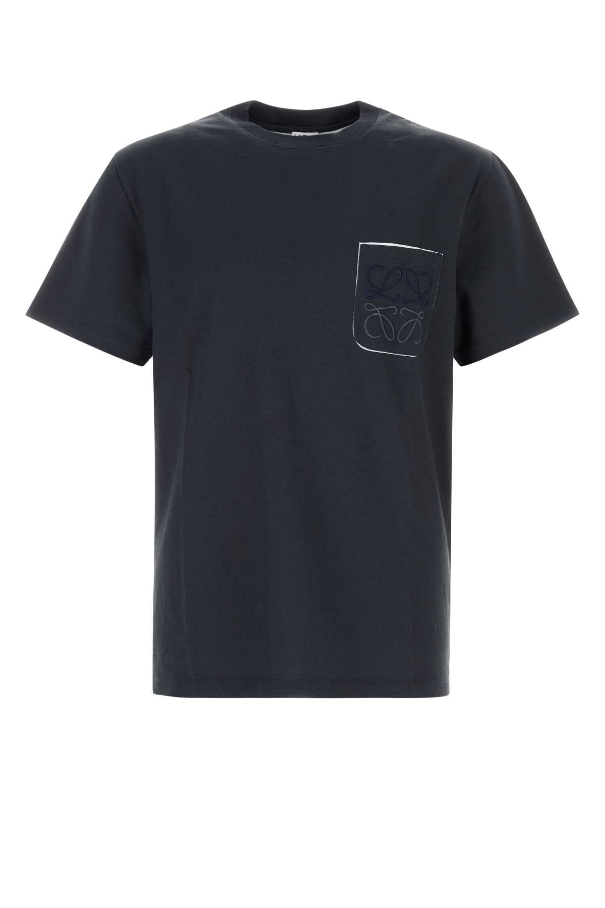 Loewe Men Dark Blue Jersey T-Shirt LOEWE