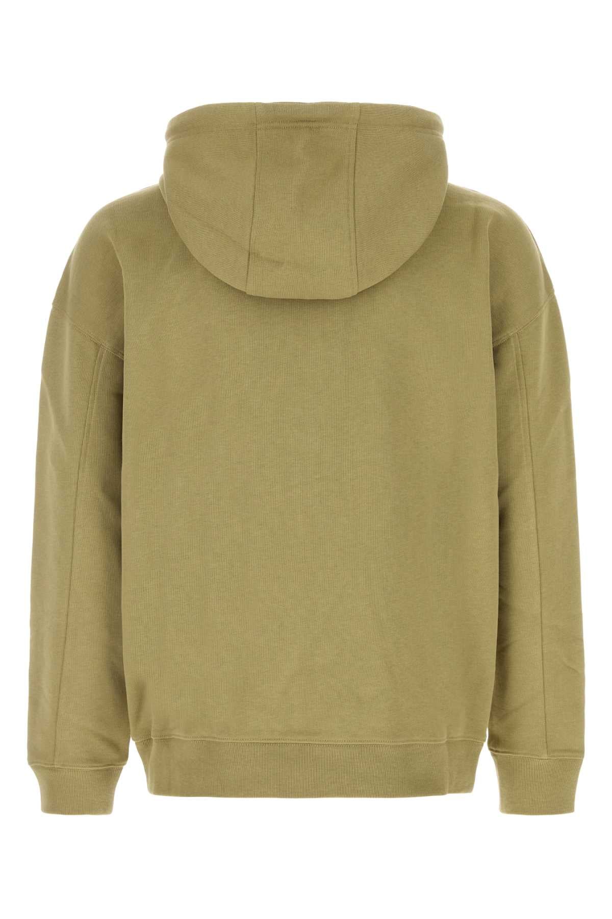 Loewe Men Sage Green Cotton Sweatshirt LOEWE