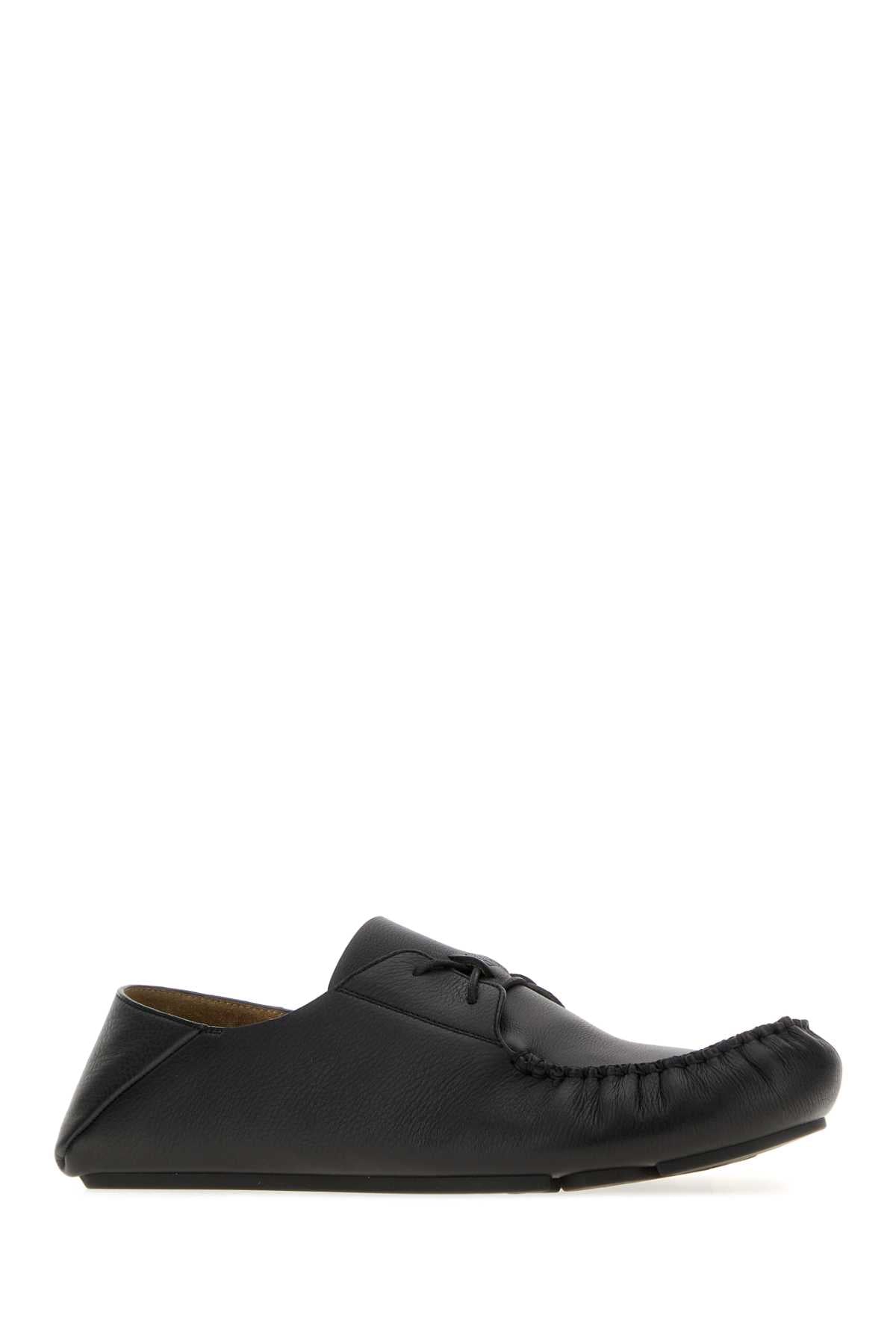 Loewe Men Black Leather Rambla Loafers LOEWE