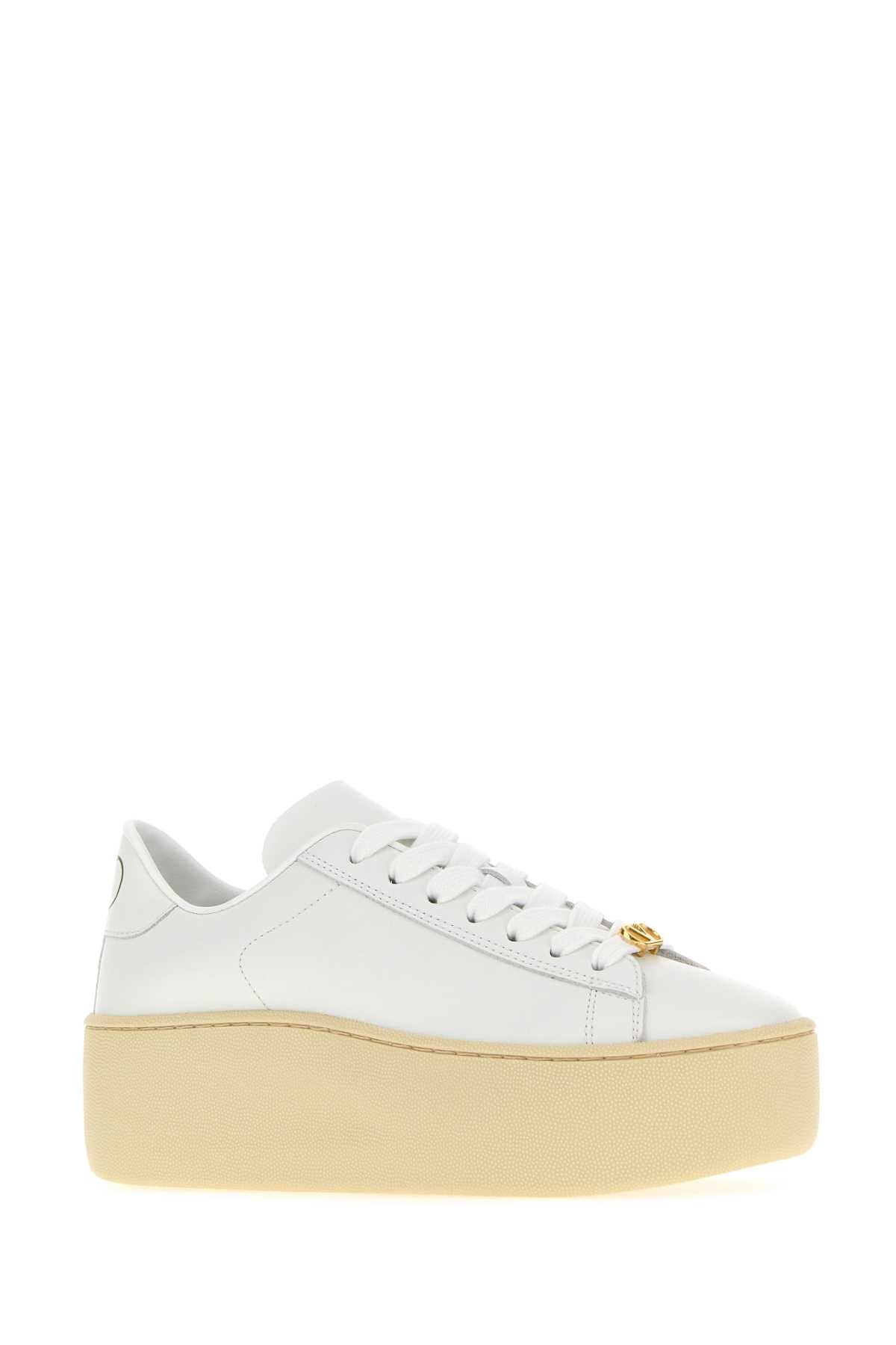 Valentino Garavani Women White Leather Royco Sneakers VALENTINO GARAVANI