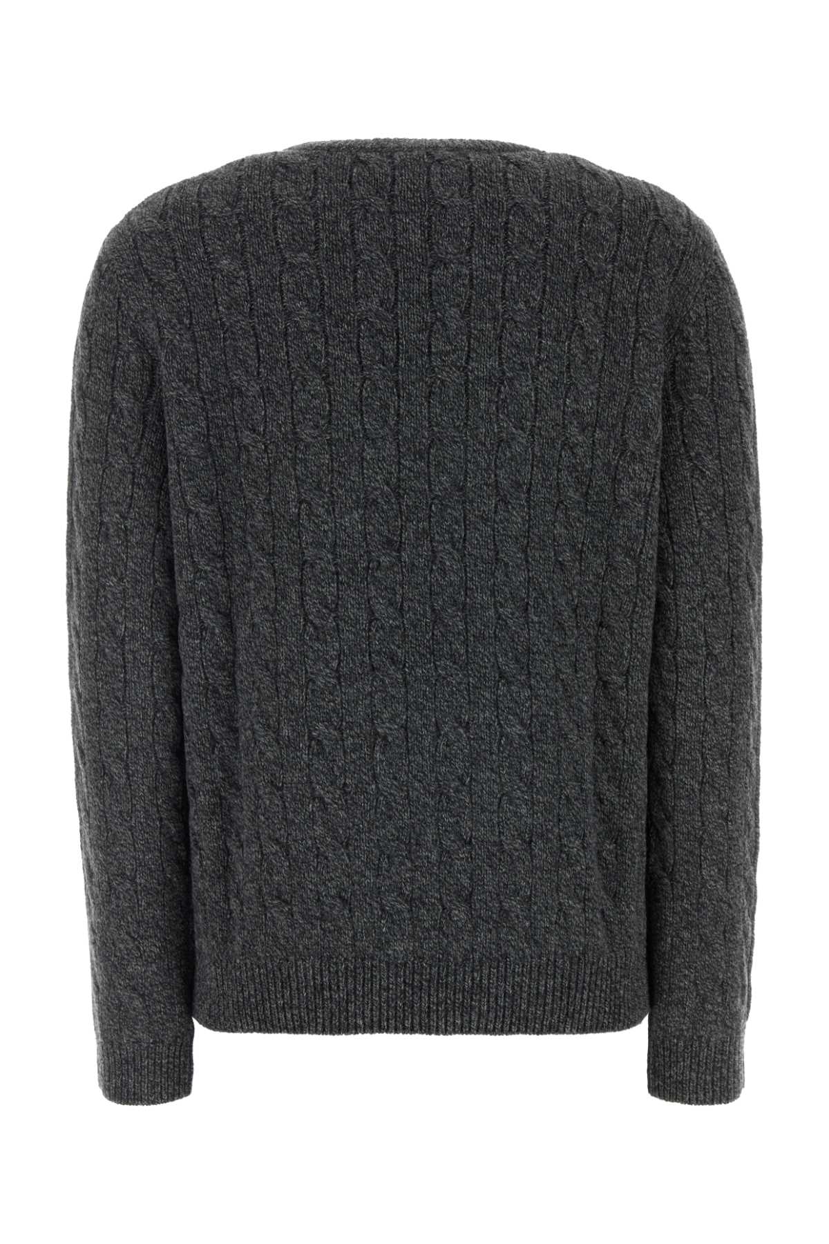 Valentino Garavani Women Dark Grey Wool Sweater VALENTINO GARAVANI