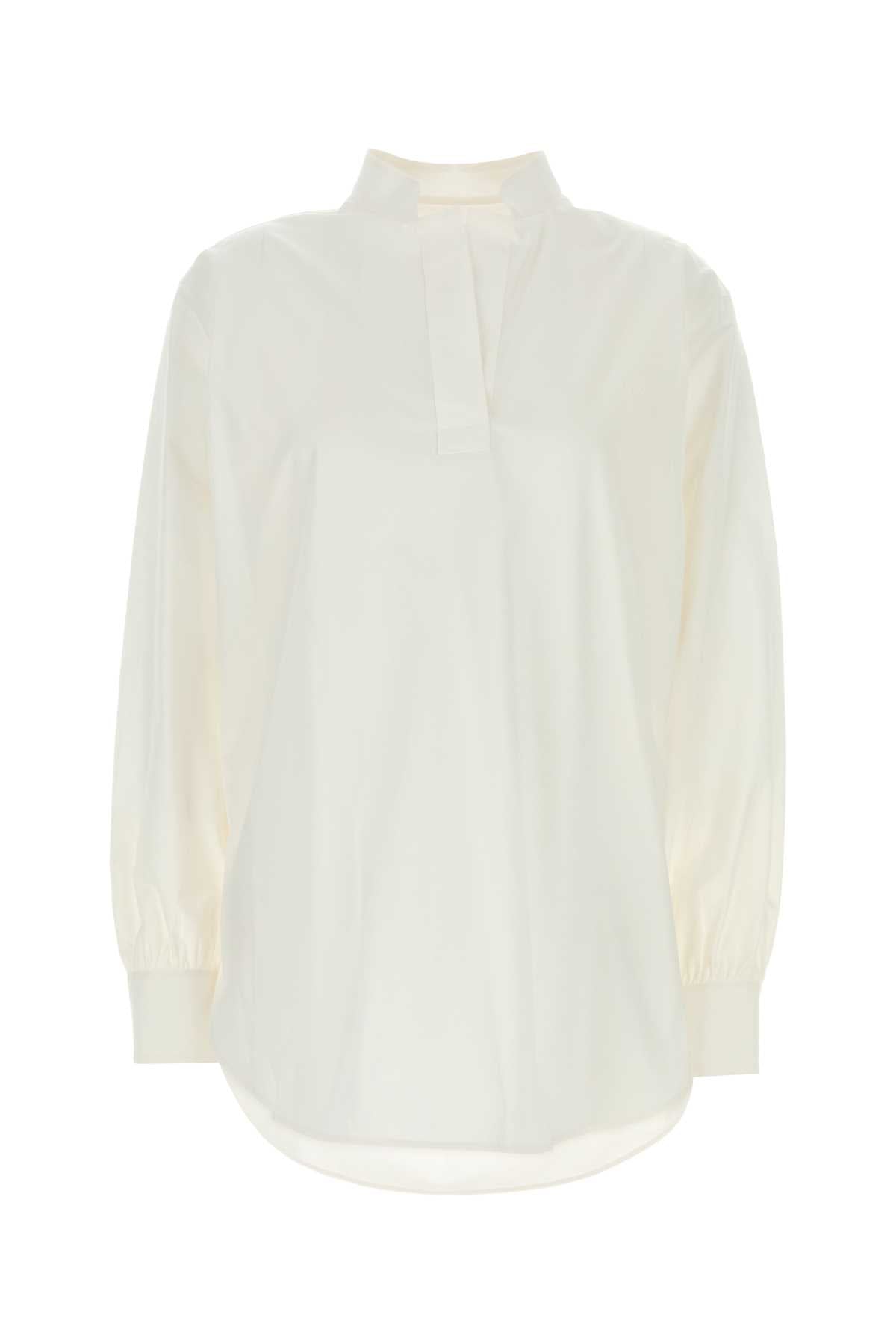 Valentino Garavani Women White Poplin Blouse VALENTINO GARAVANI