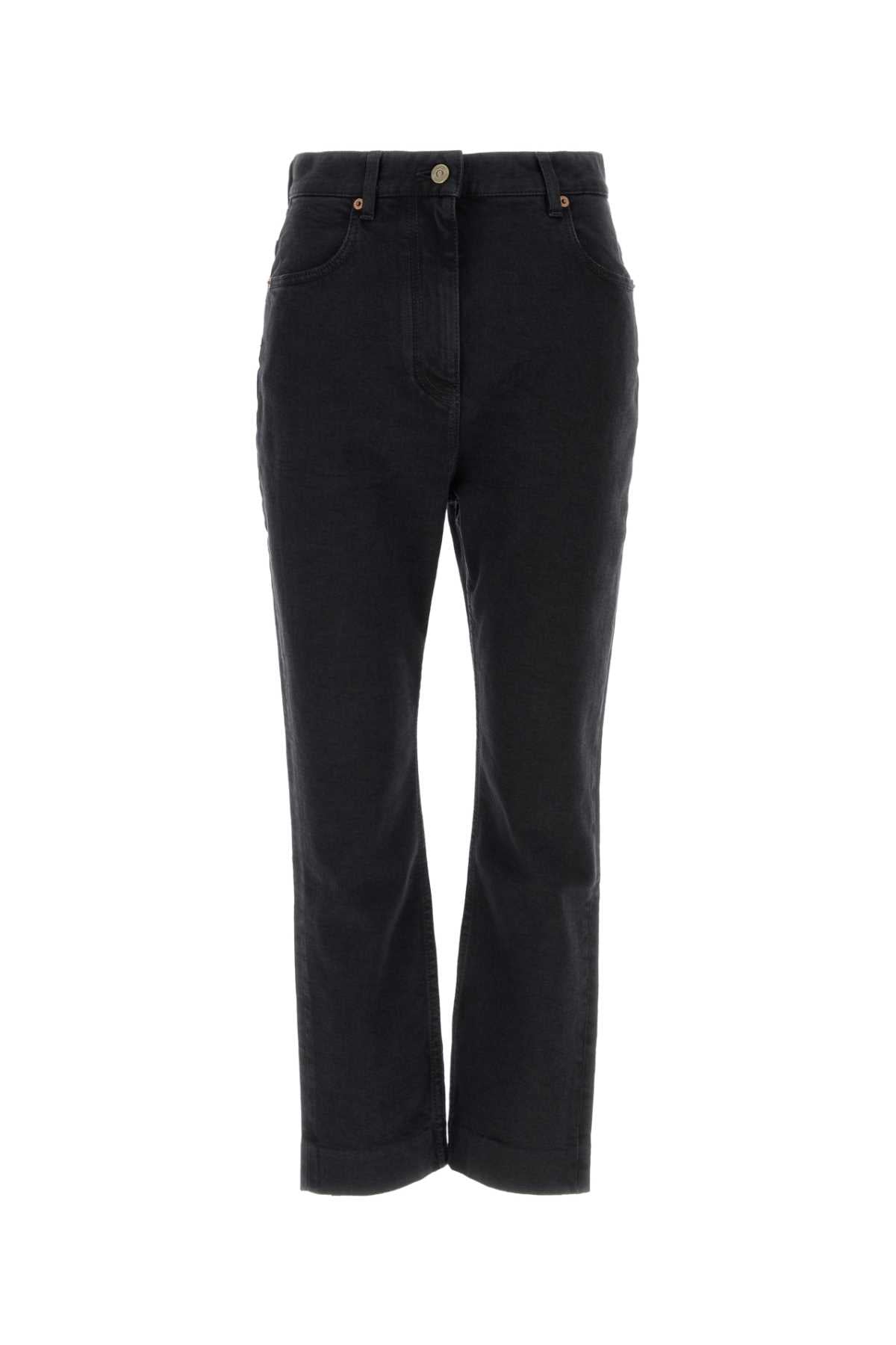 Valentino Garavani Women Black Stretch Denim Jeans VALENTINO GARAVANI