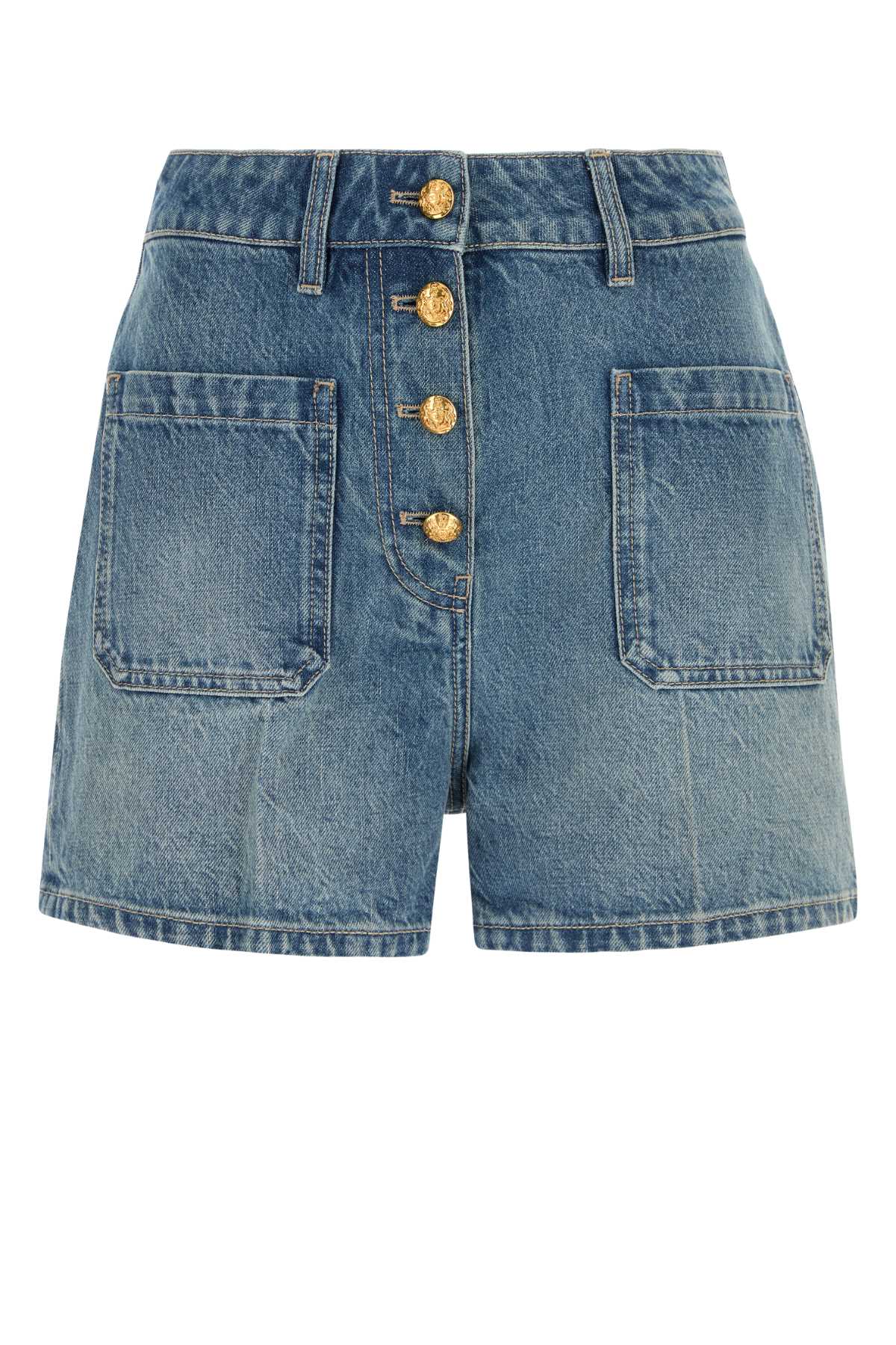 Valentino Garavani Women Denim Shorts VALENTINO GARAVANI