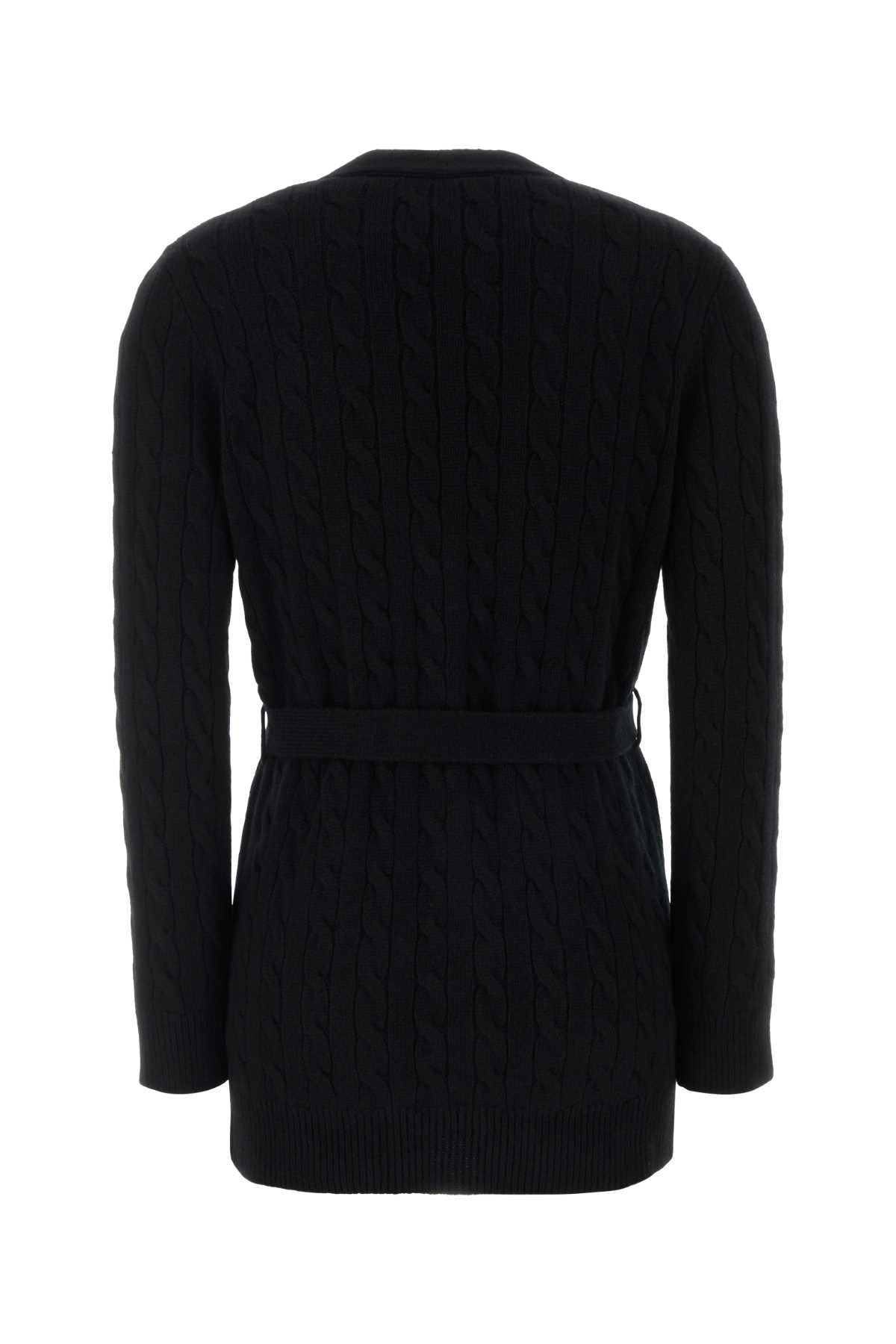 Valentino Garavani Women Black Cashmere Cardigan VALENTINO GARAVANI