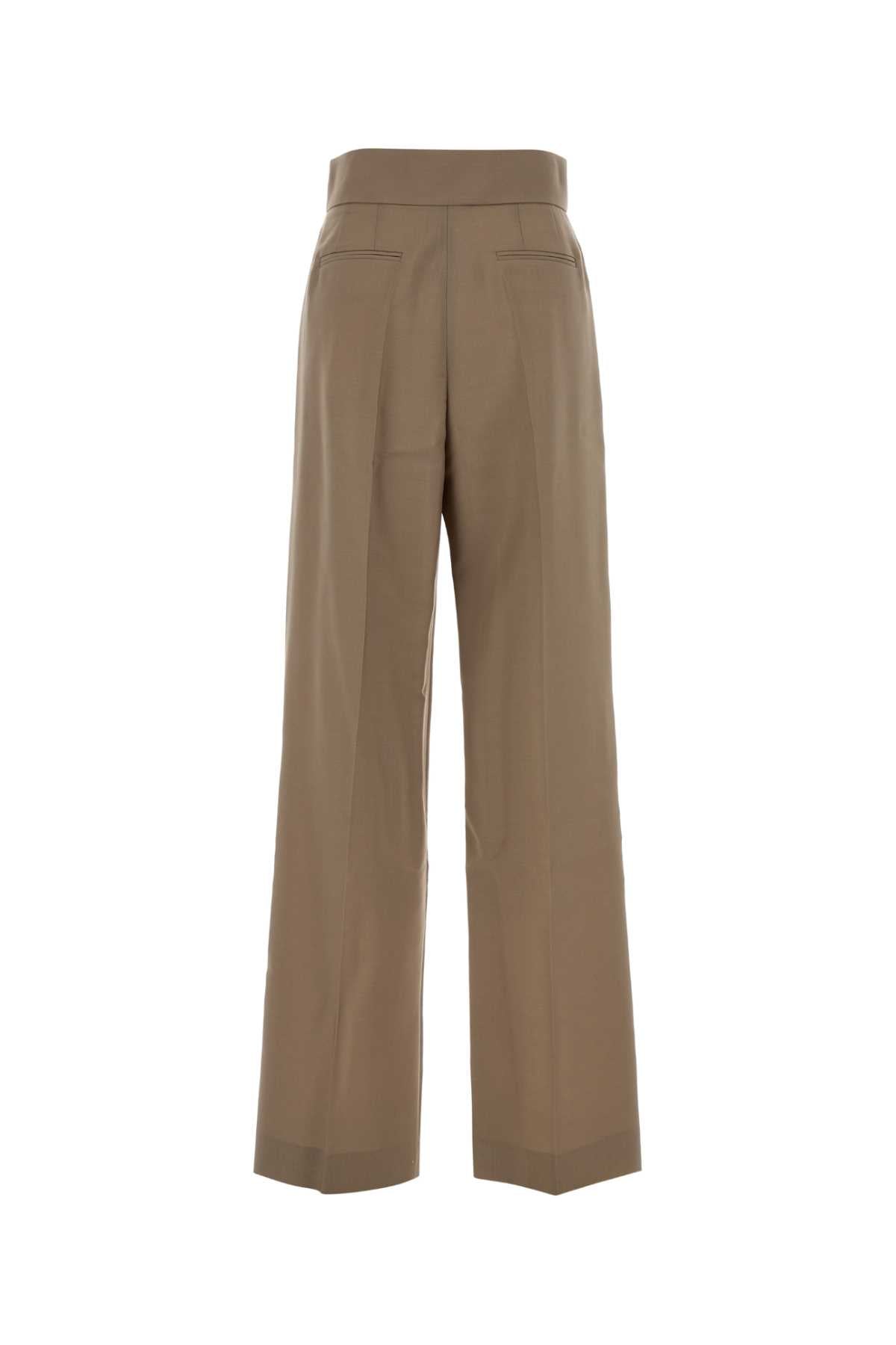 Valentino Garavani Women Cappuccino British Mohair Pant VALENTINO GARAVANI