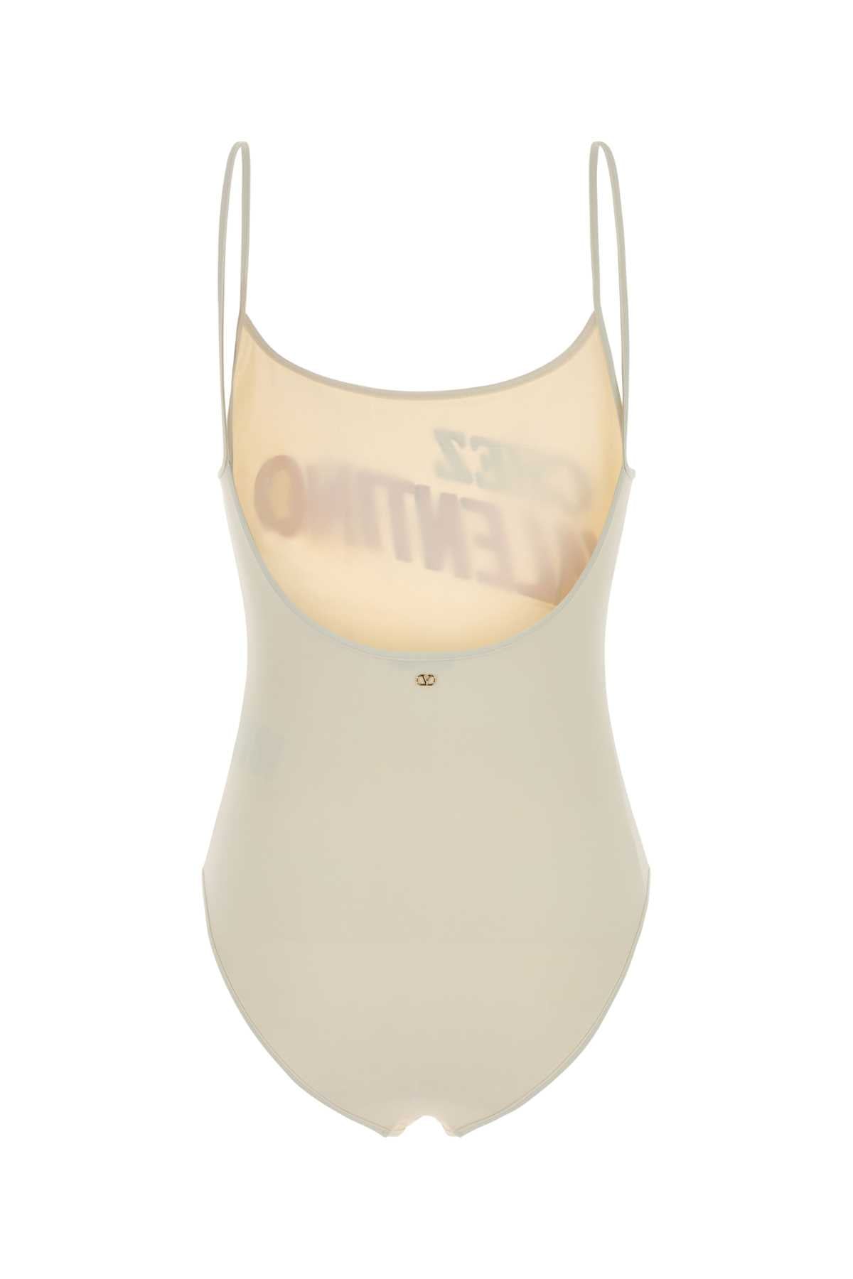 Valentino Garavani Women Ivory Stretch Nylon Swimsuit VALENTINO GARAVANI