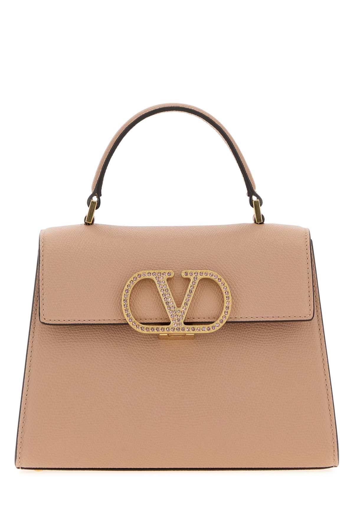 Valentino Garavani Women Powder Pink Leather Small Vsling Handbag VALENTINO GARAVANI