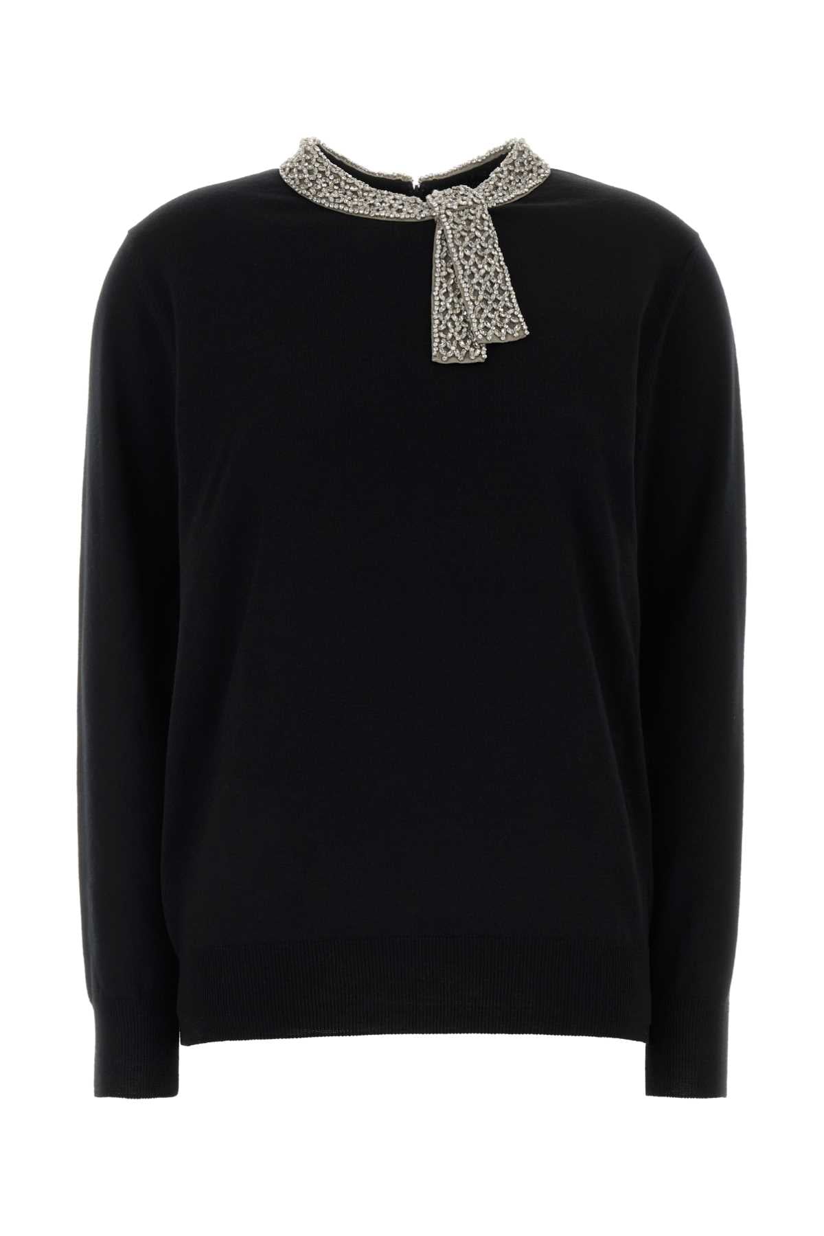 Valentino Garavani Women Black Wool Sweater VALENTINO GARAVANI