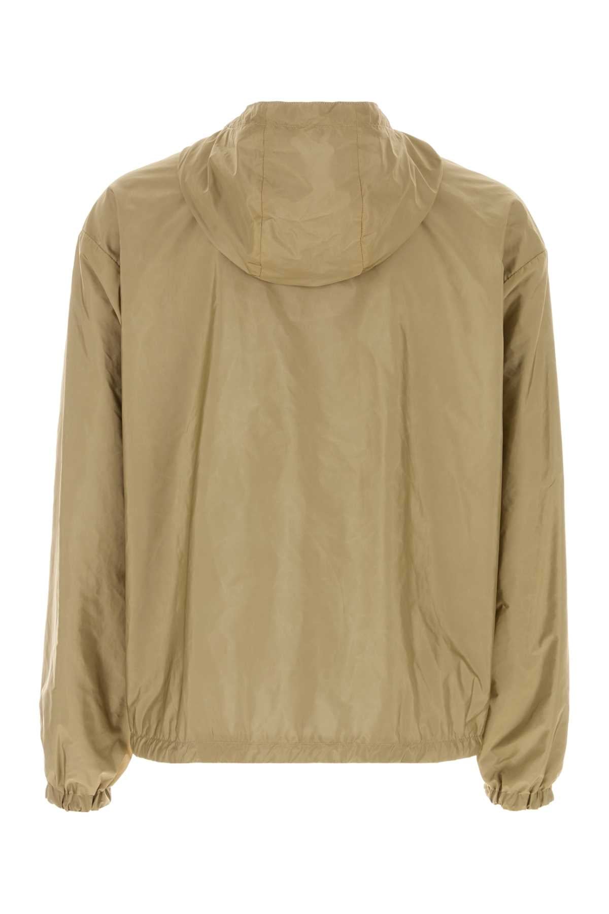 Prada Men Camel Re-Nylon Reversible Windbreaker PRADA